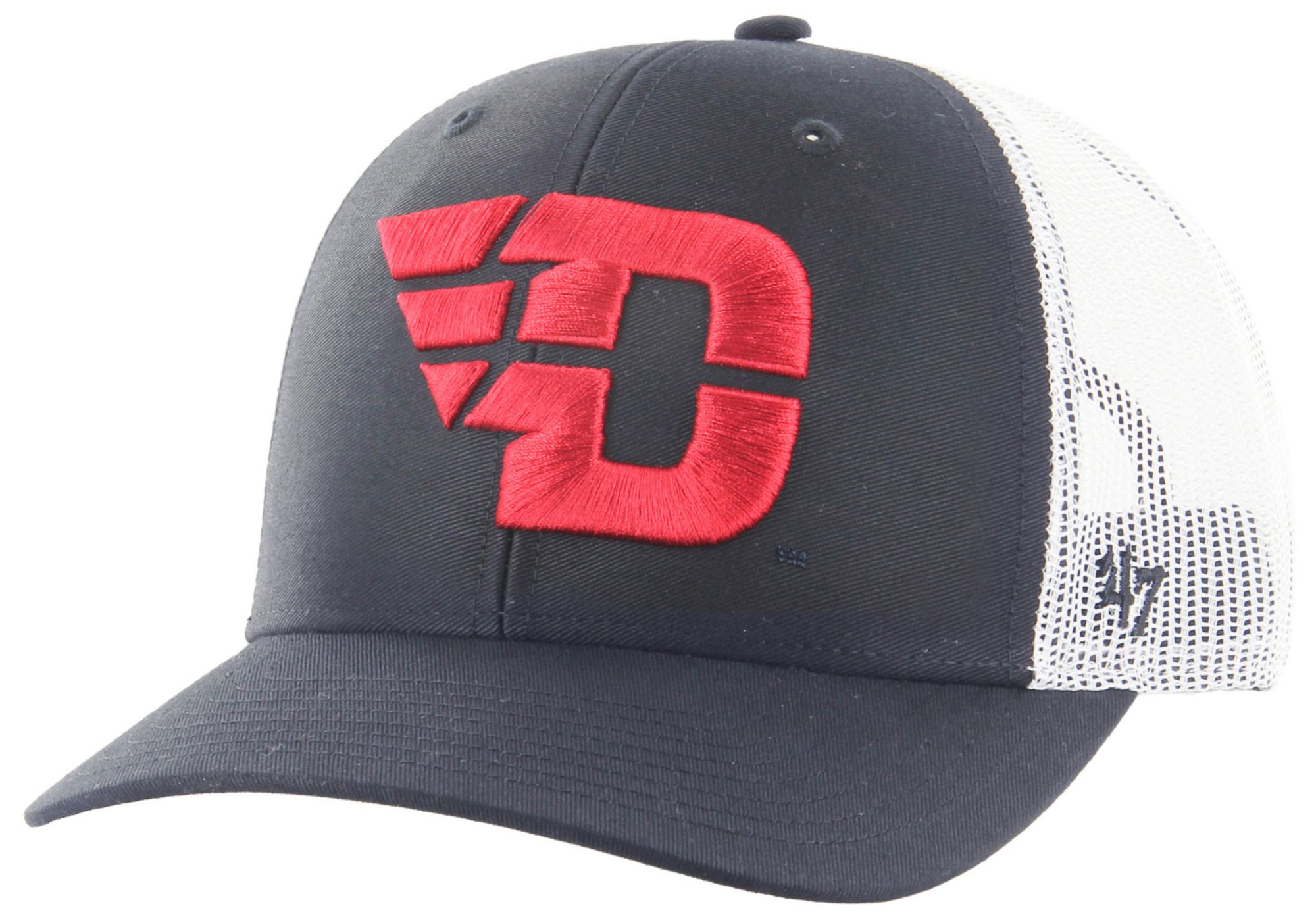 '47 Adult Dayton Flyers Navy Logo Adjustable Trucker Hat