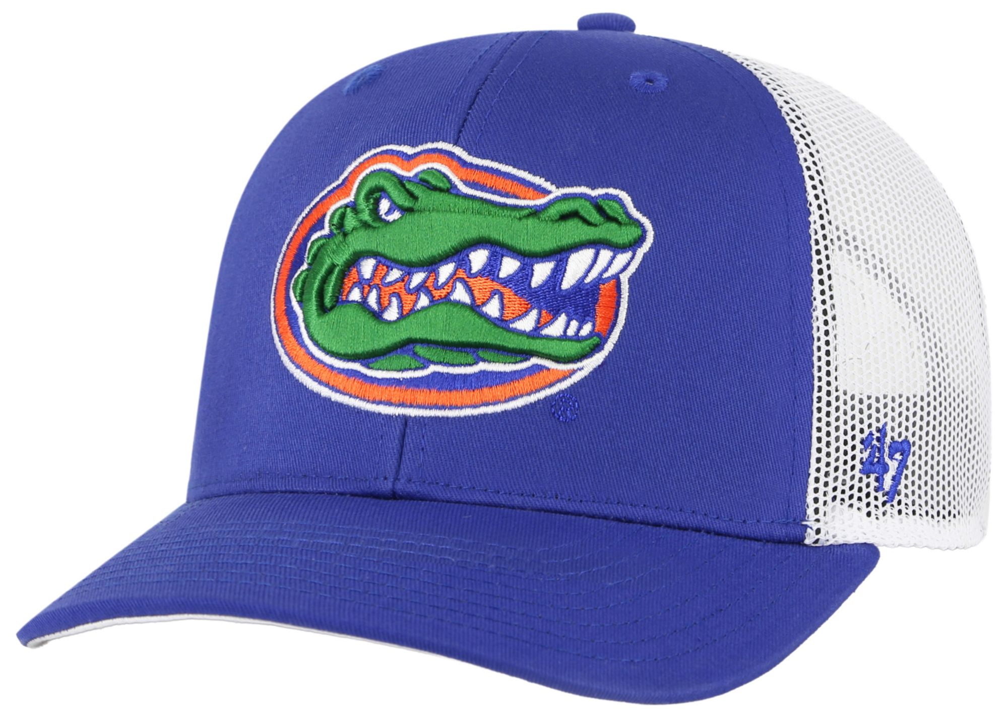 '47 Adult Florida Gators Royal Logo Adjustable Trucker Hat