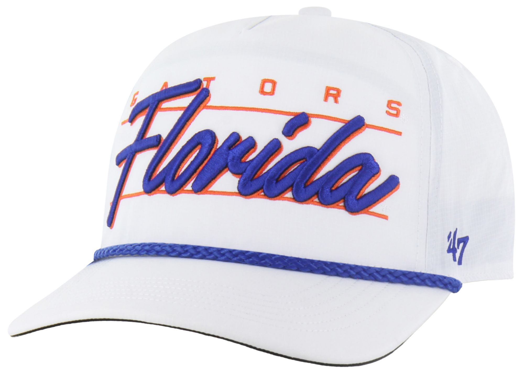 '47 Adult Florida Gators White Brrr Condor Hitch Adjustable Hat