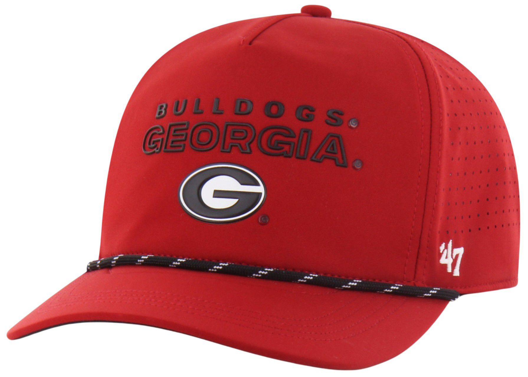 '47 Adult Georgia Bulldogs Red Brrr Pro Vault Hitch Adjustable Hat