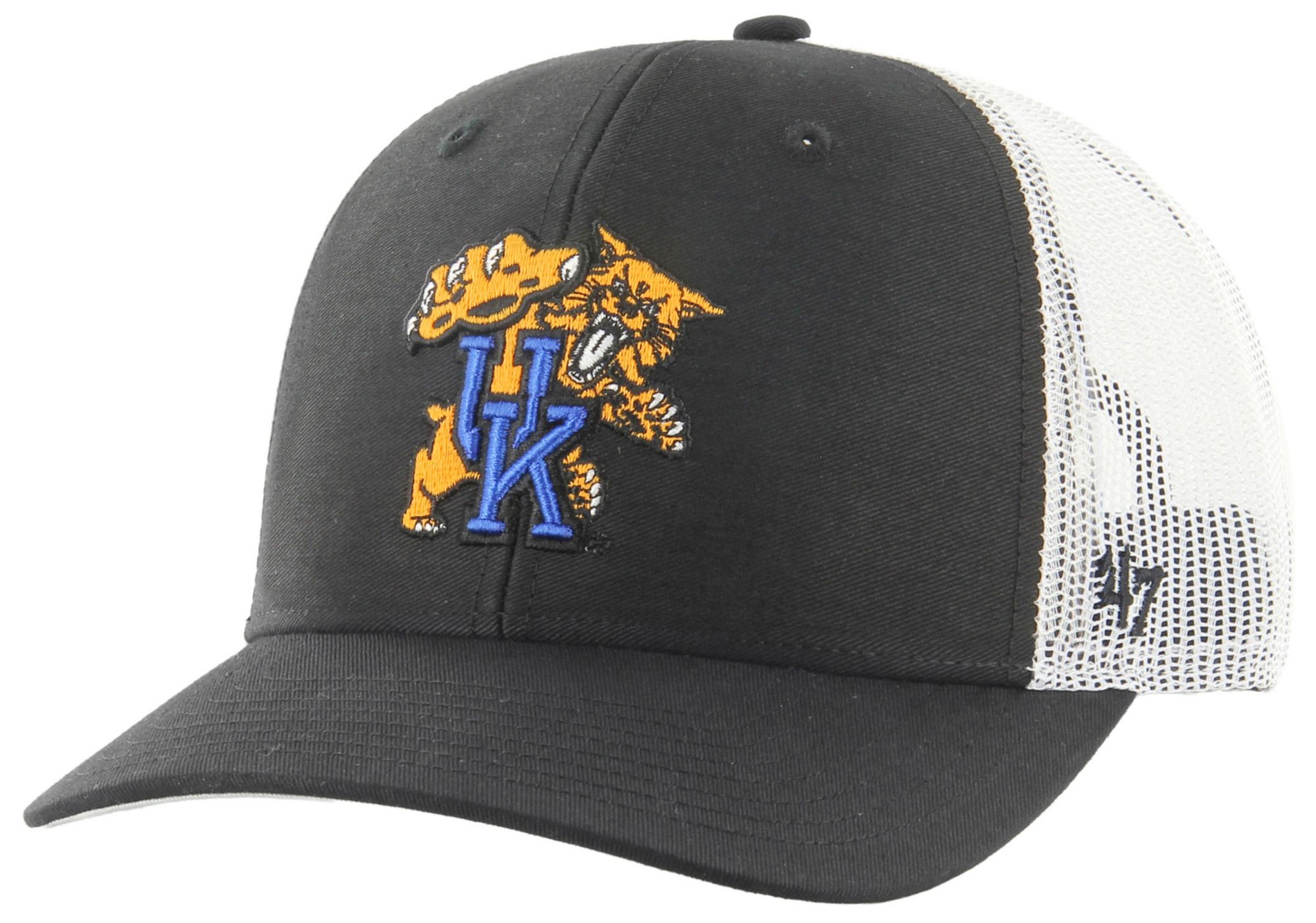 '47 Adult Kentucky Wildcats Royal Logo Adjustable Trucker Hat