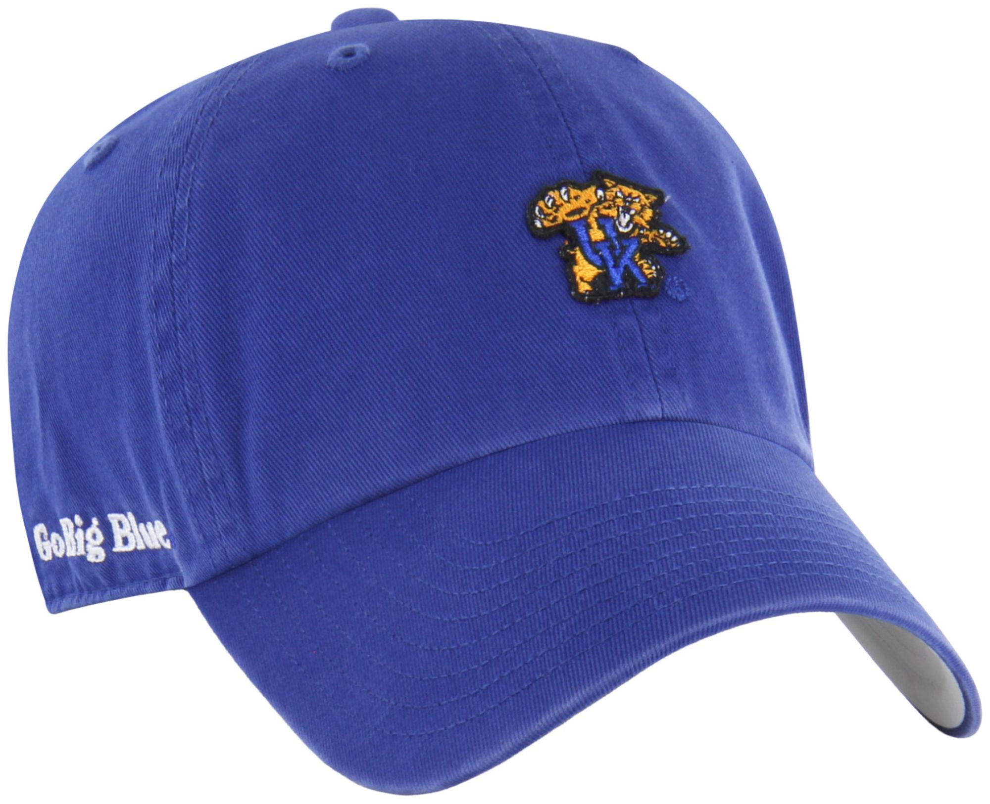 '47 Adult Kentucky Wildcats Royal Micro Logo Clean Up Adjustable Hat, Men's, Blue