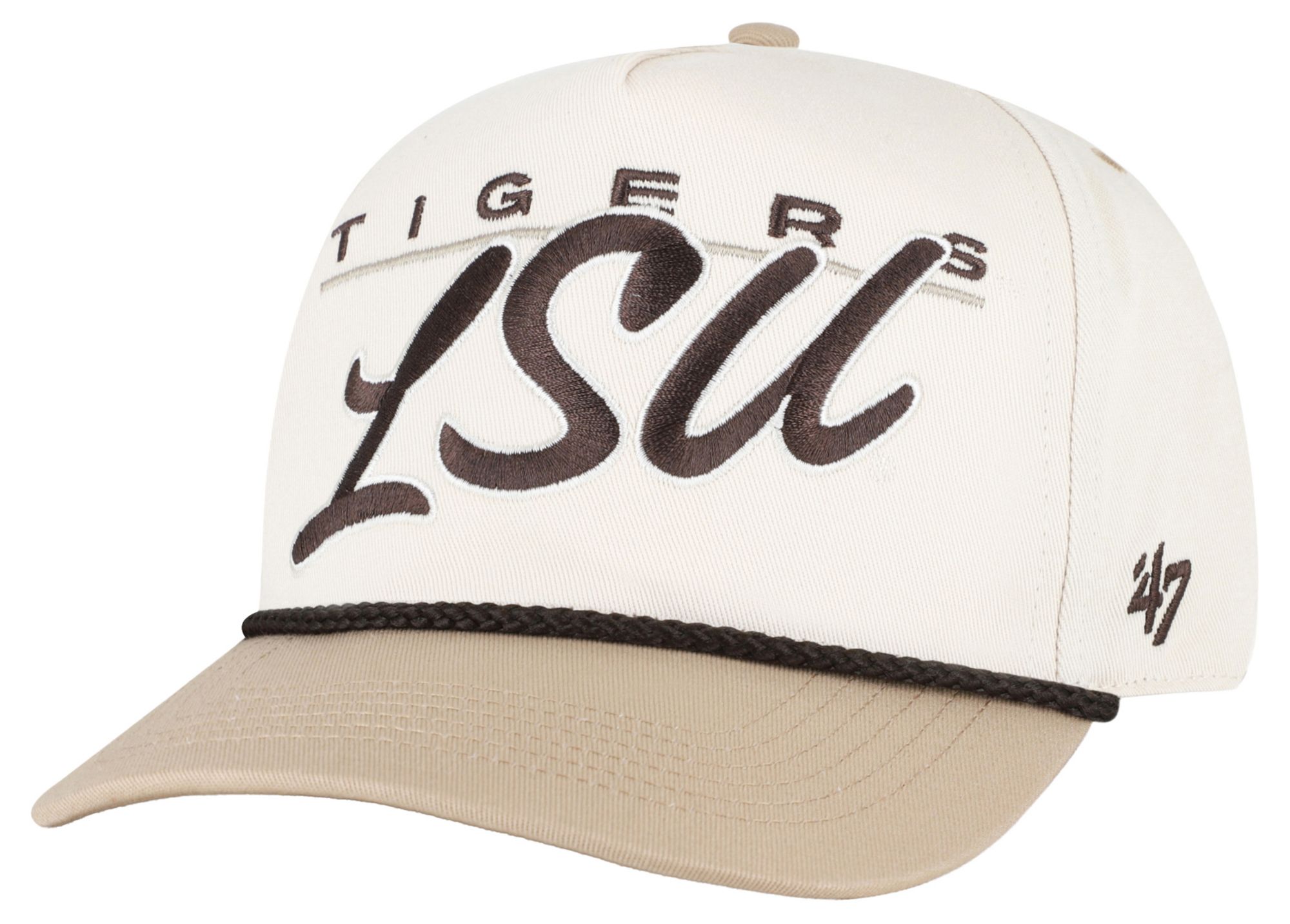'47 Adult LSU Tigers Natural Neutral Terrain Hitch Adjustable Hat