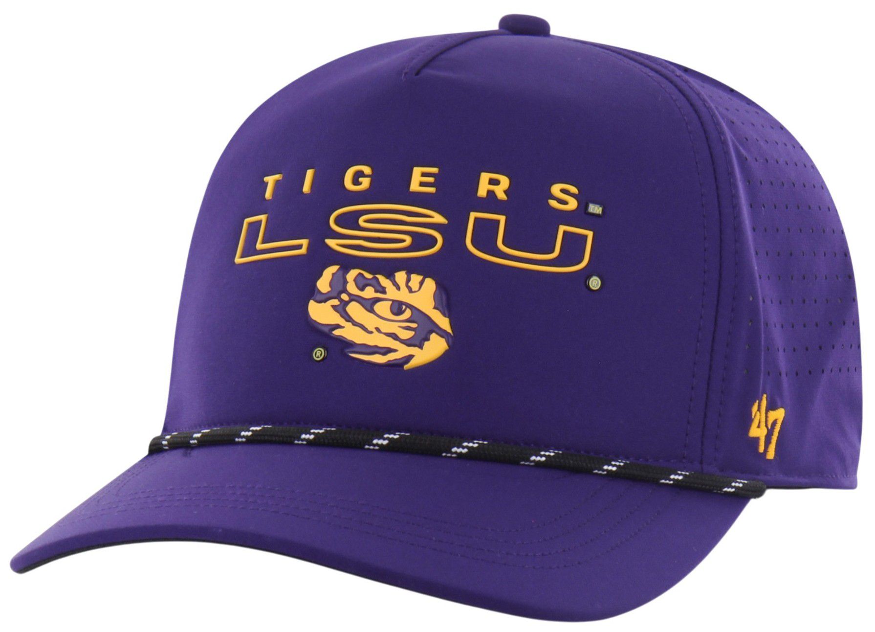'47 Adult LSU Tigers Purple Brrr Pro Vault Hitch Adjustable Hat