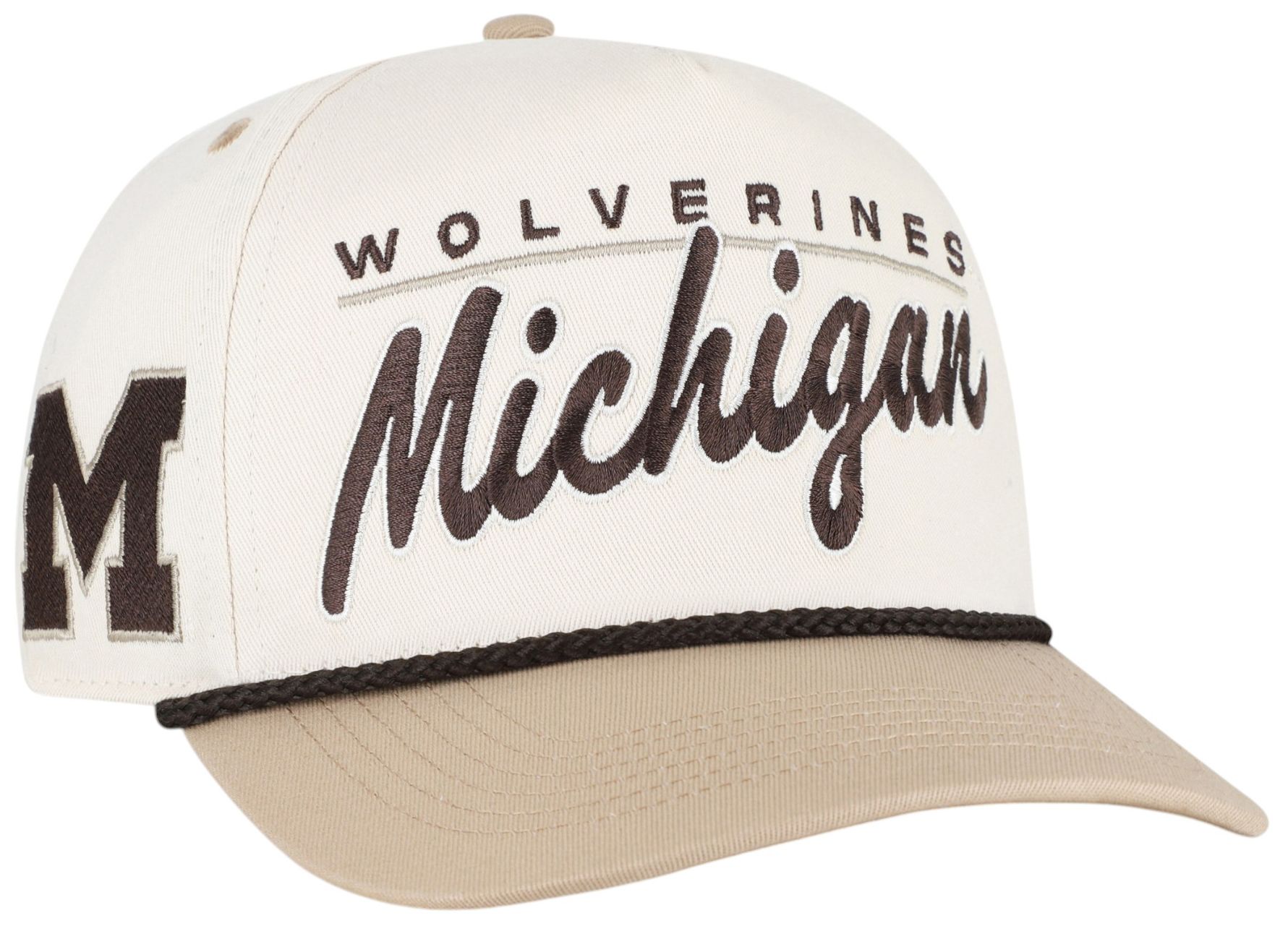 '47 Adult Michigan Wolverines Natural Neutral Terrain Hitch Adjustable Hat