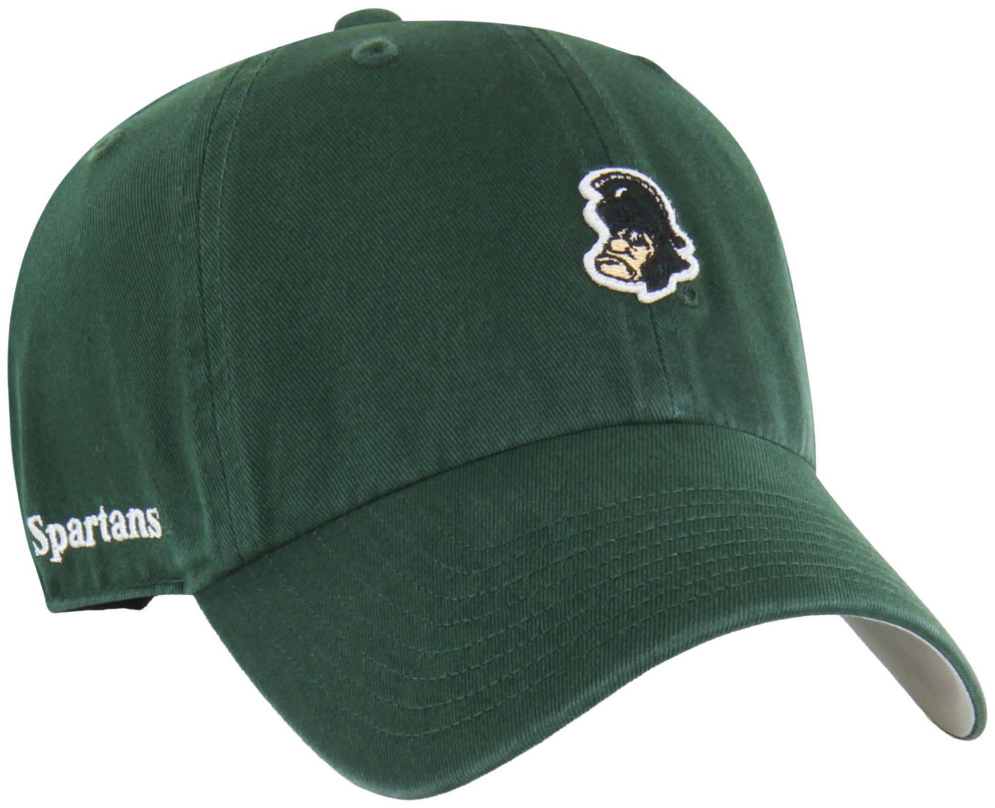 '47 Adult Michigan State Spartans Dark Green Micro Logo Clean Up Adjustable Hat