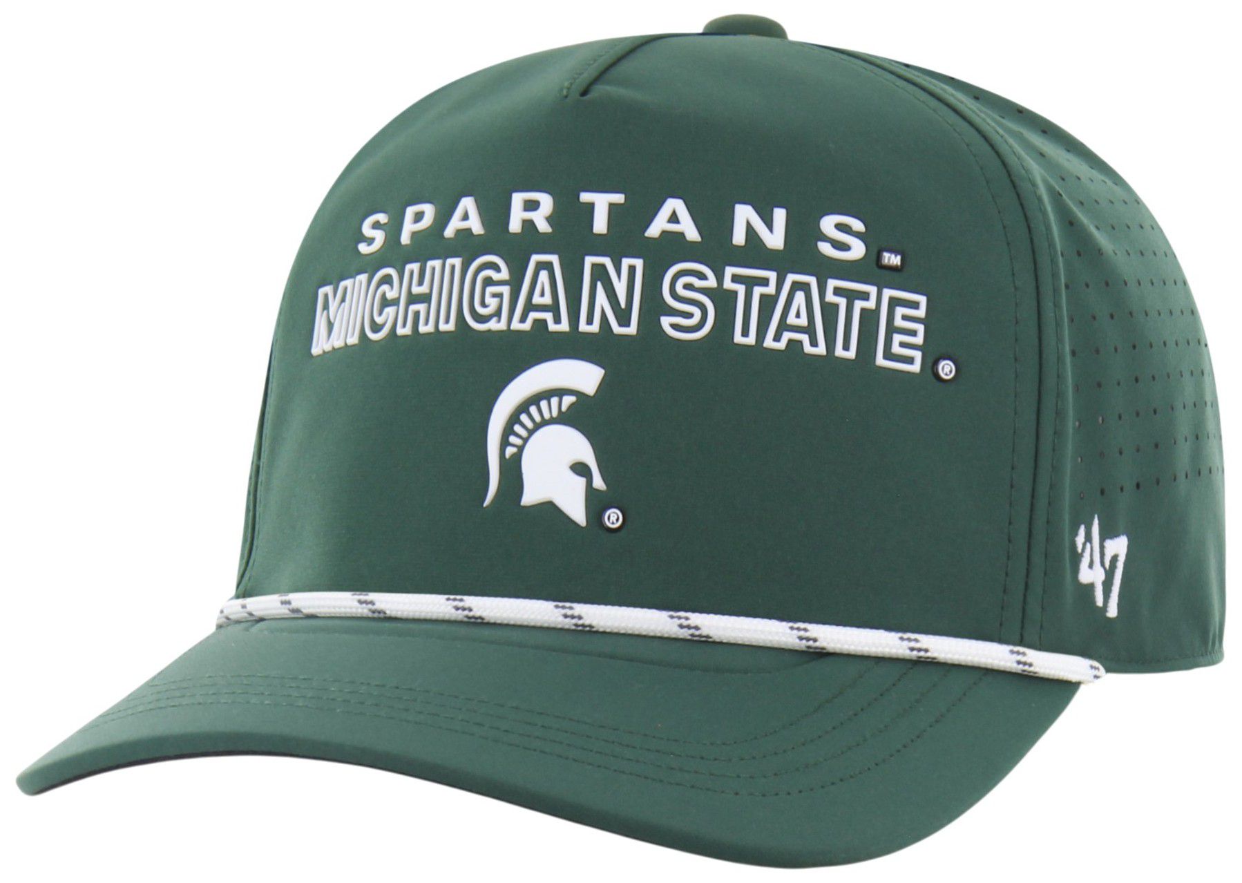 '47 Adult Michigan State Spartans Dark Green Brrr Pro Vault Hitch Adjustable Hat