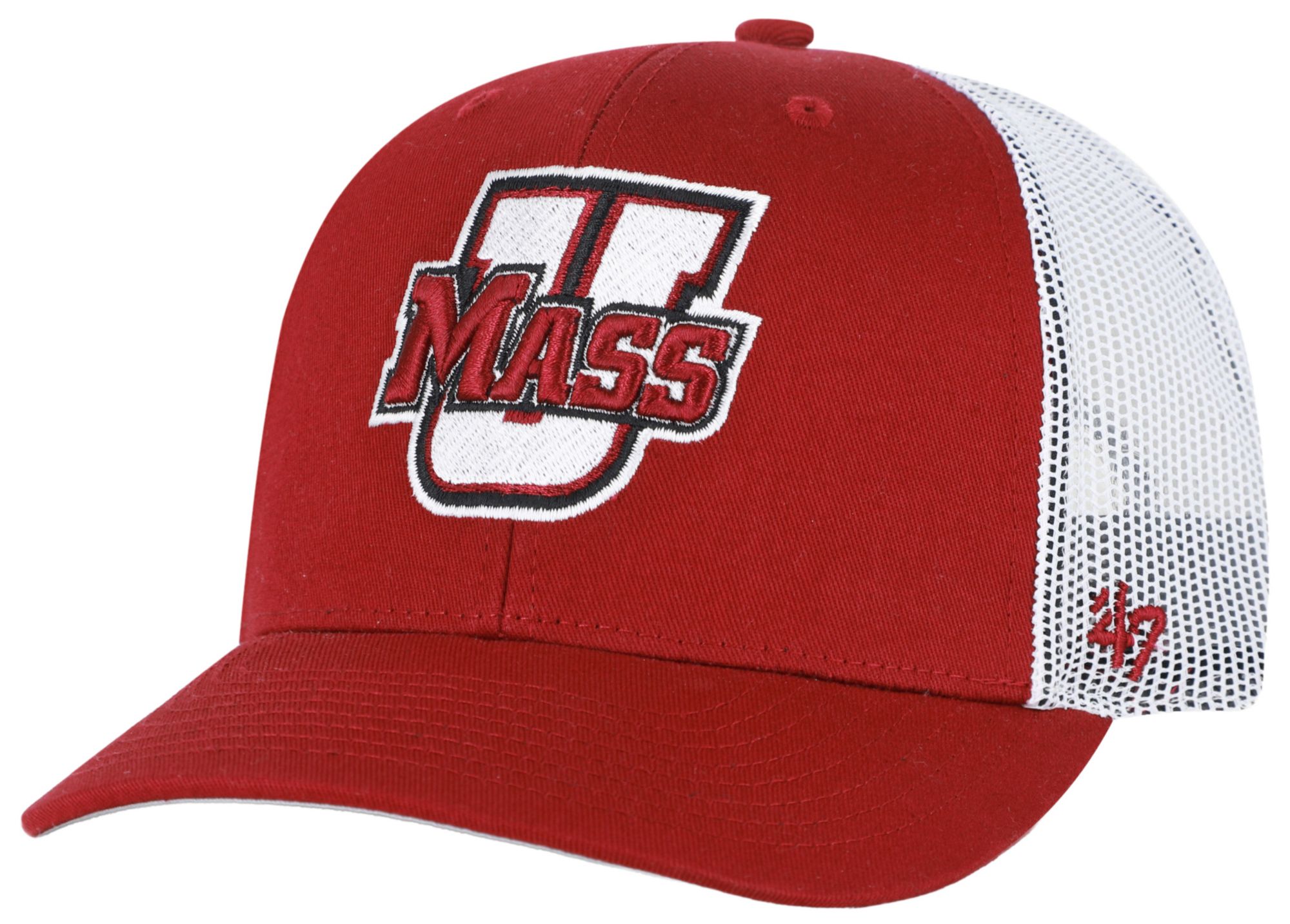 '47 Adult UMass Minutemen Red Logo Adjustable Trucker Hat