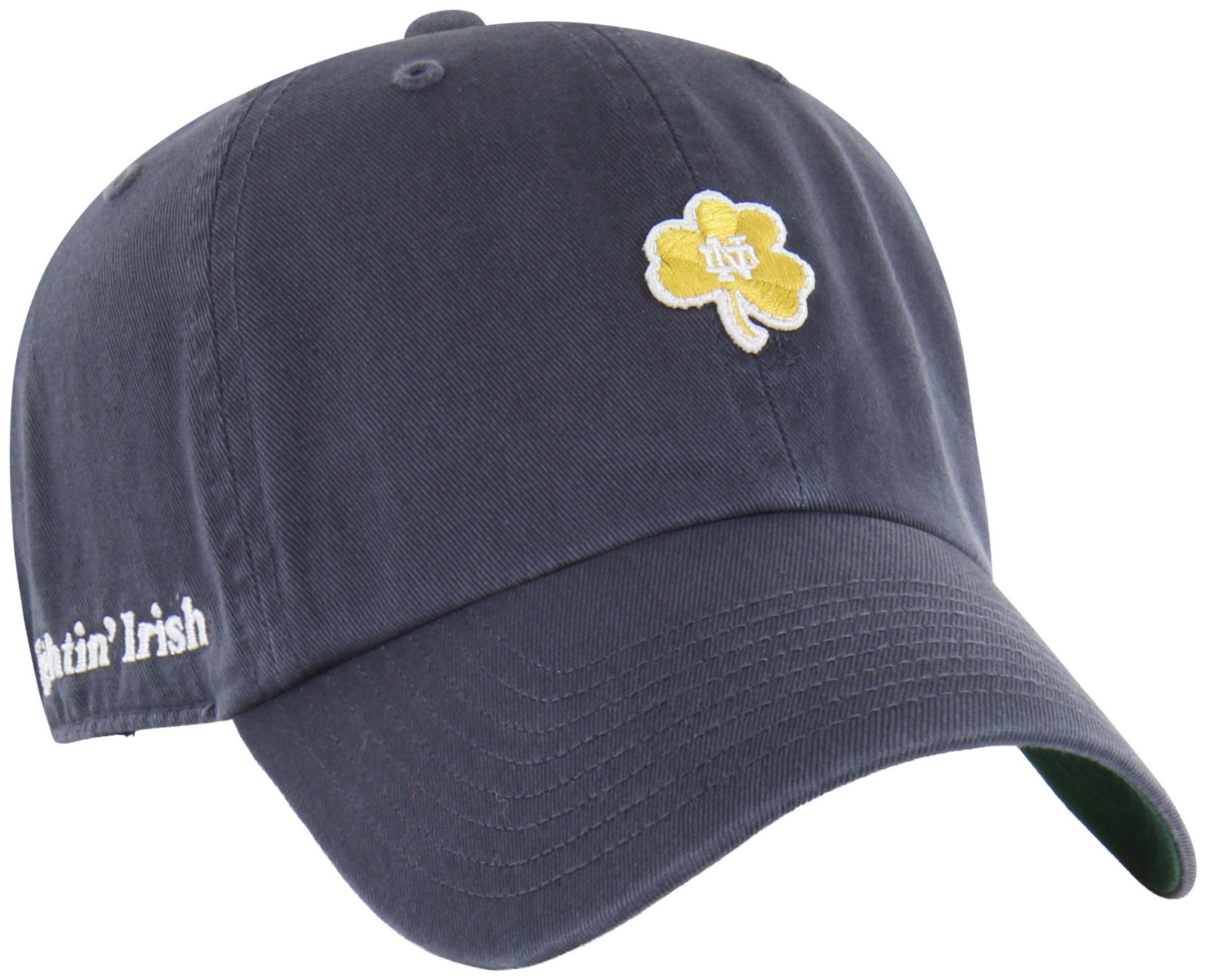 '47 Adult Notre Dame Fighting Irish Vintage Navy Micro Logo Clean Up Adjustable Hat