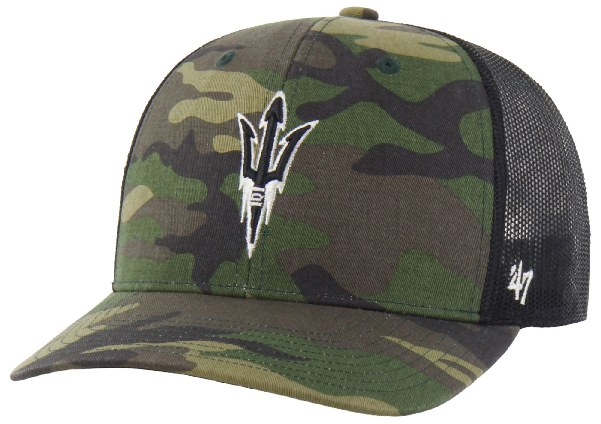 '47 Adult Arizona State Sun Devils Camo Trucker Adjustable Hat