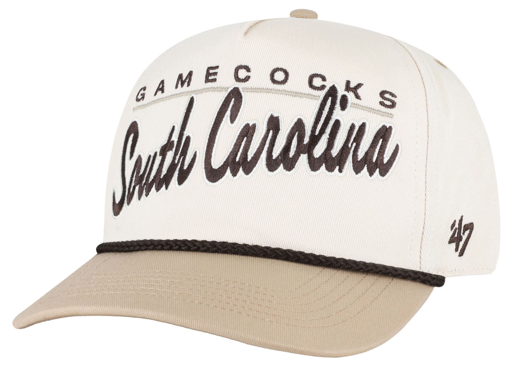 '47 Adult South Carolina Gamecocks Natural Neutral Terrain Hitch Adjustable Hat