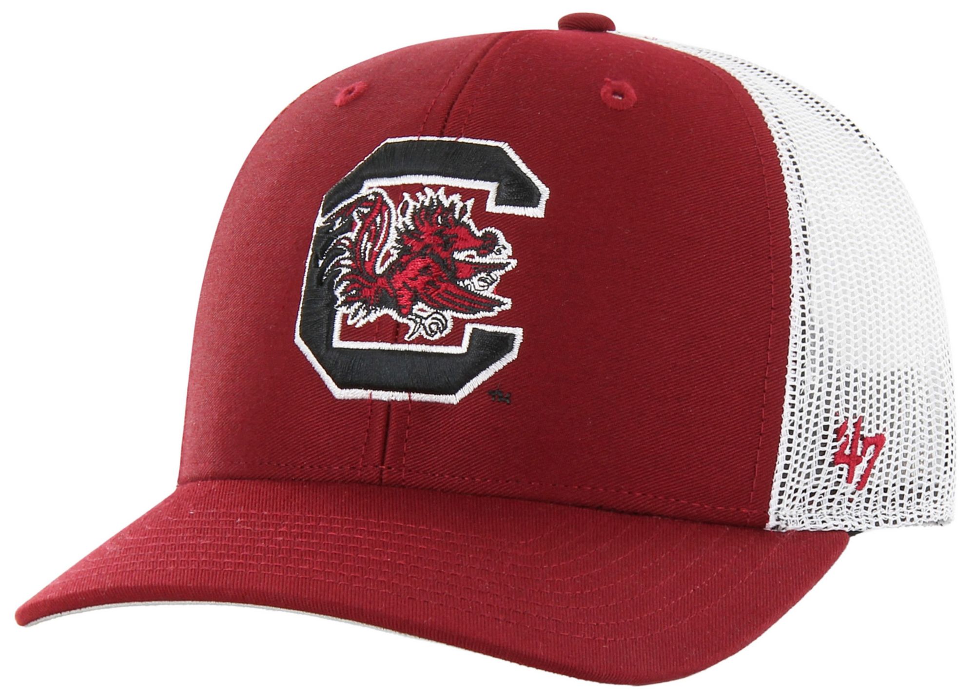 '47 Adult South Carolina Gamecocks Red Logo Adjustable Trucker Hat