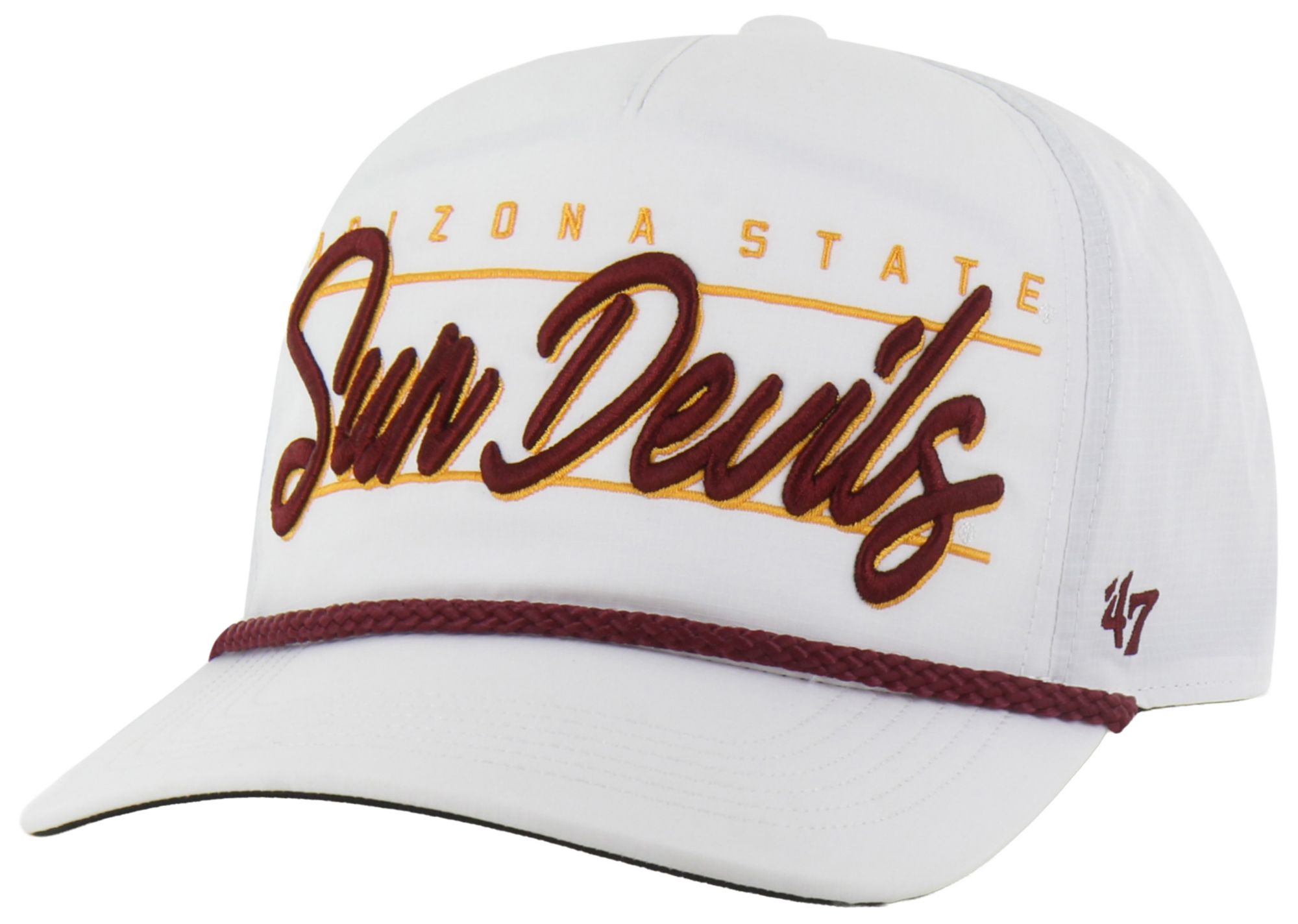 '47 Adult Arizona State Sun Devils White Brrr Condor Hitch Adjustable Hat