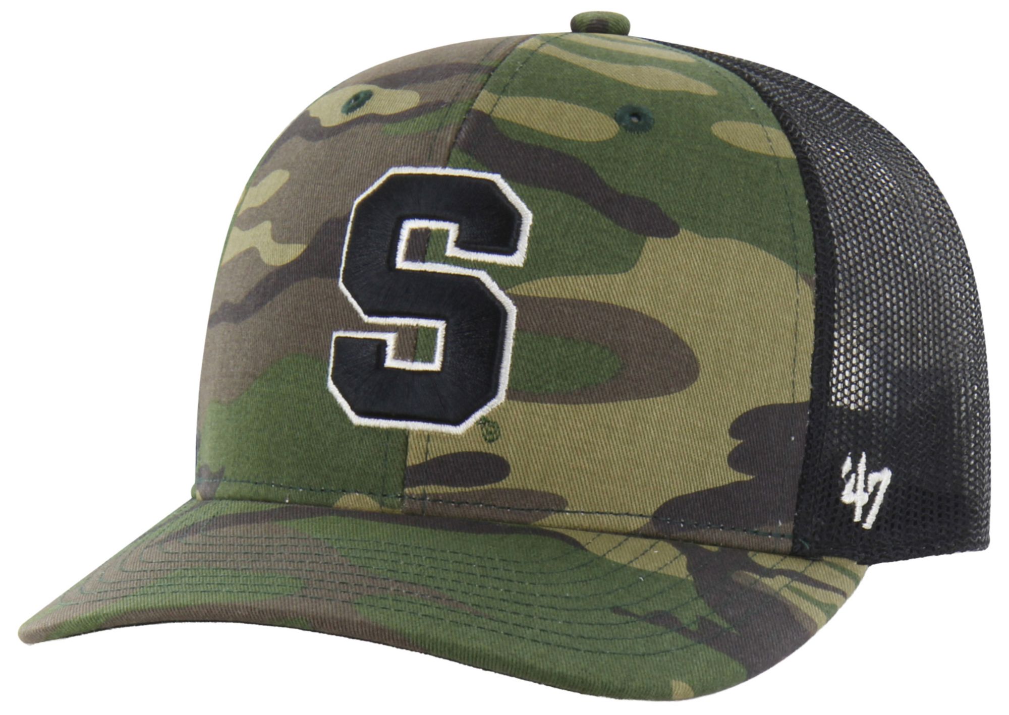 '47 Adult Syracuse Orange Camo Trucker Adjustable Hat