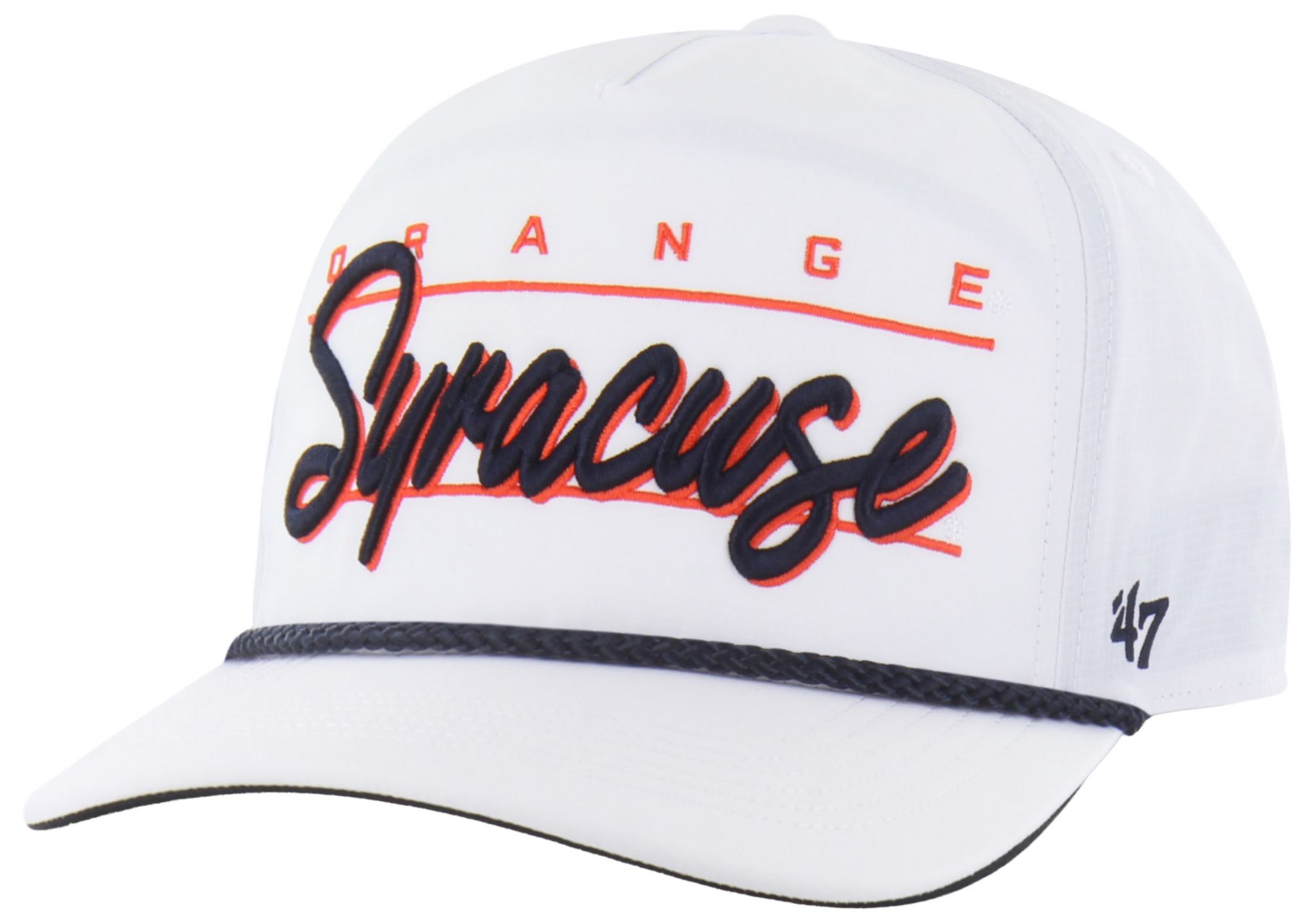 '47 Adult Syracuse Orange White Brrr Condor Hitch Adjustable Hat
