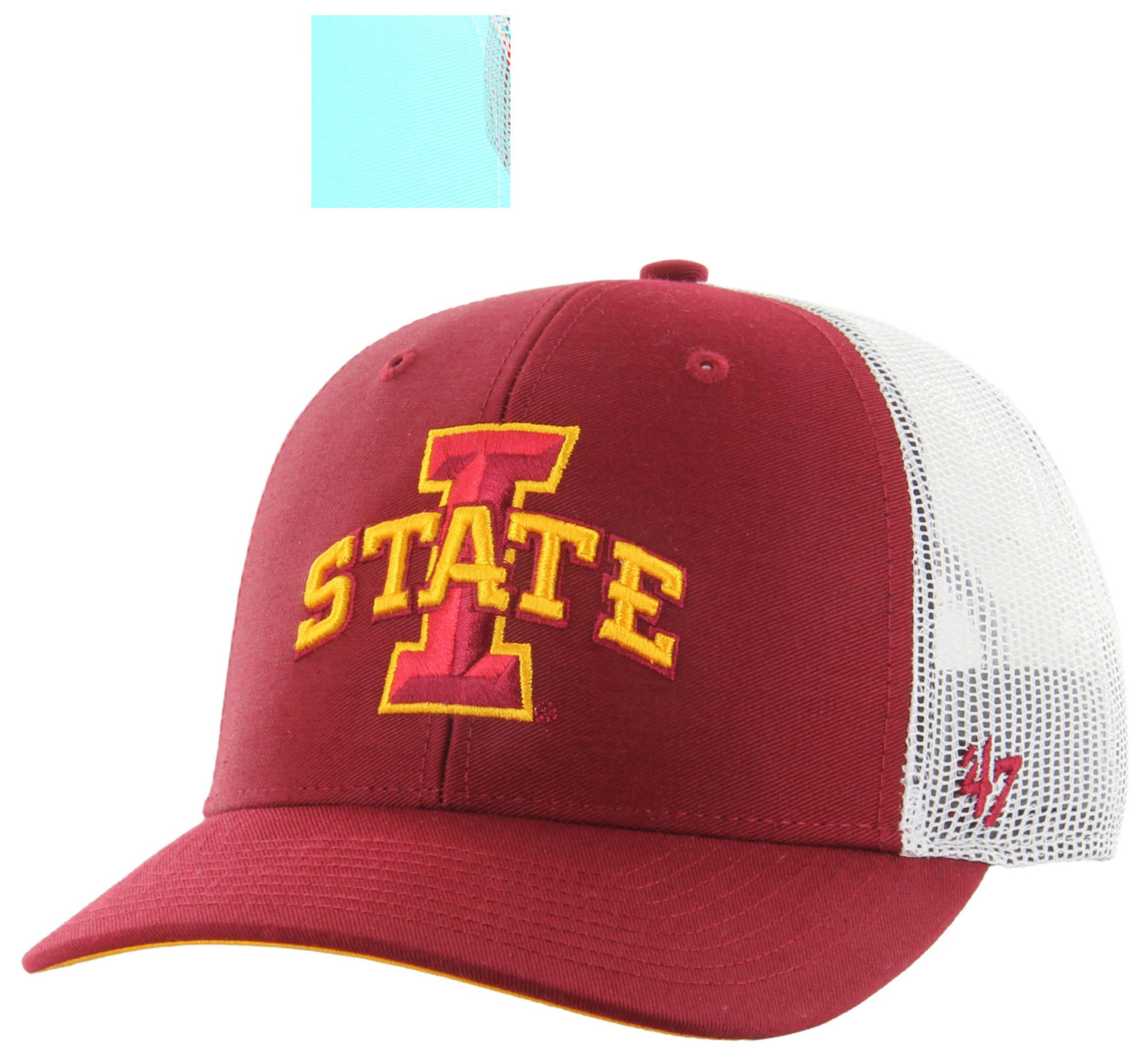 '47 Adult Iowa State Cyclones Red Logo Adjustable Trucker Hat
