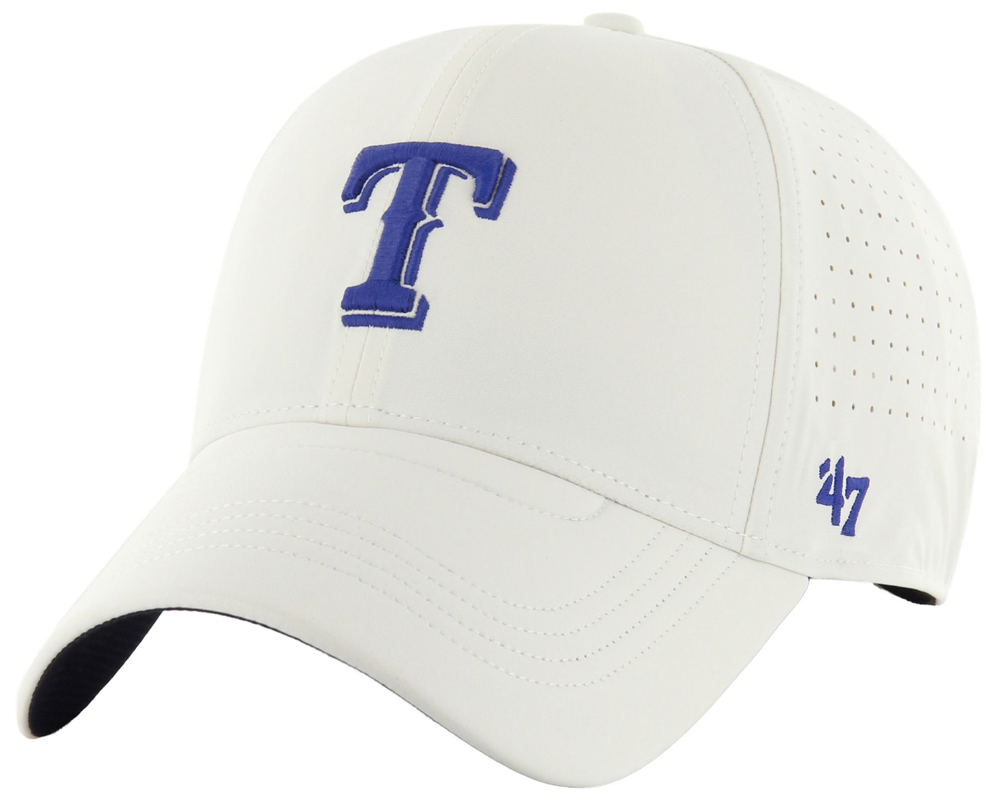 '47 Adult Texas Rangers White MVP Adjustable Hat