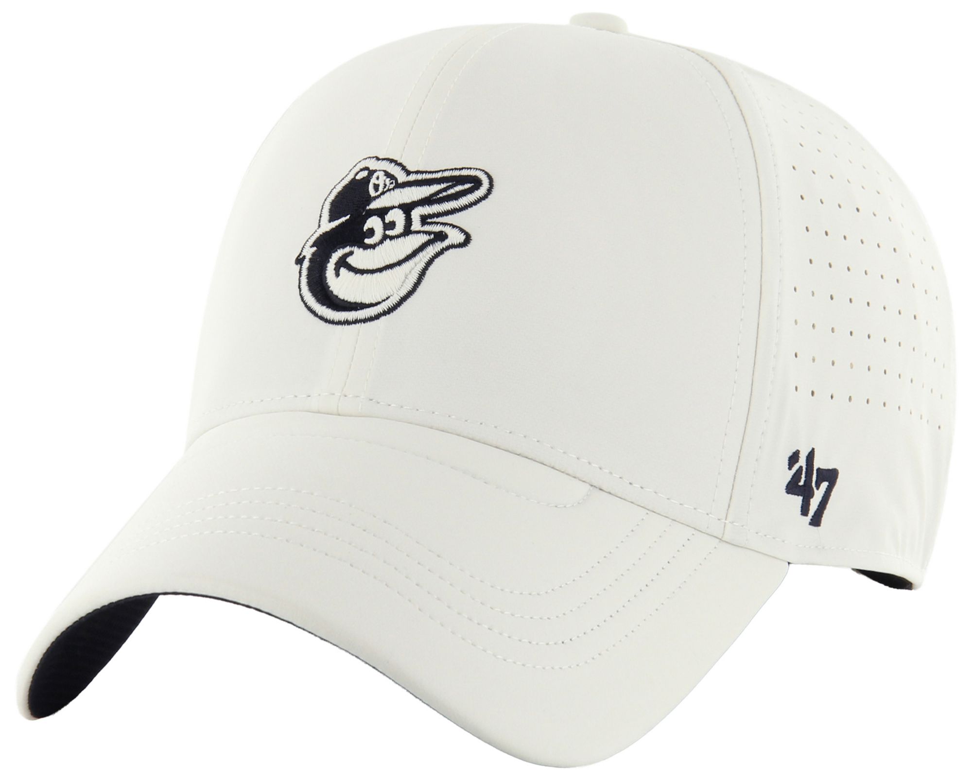 '47 Adult Baltimore Orioles White MVP Adjustable Hat