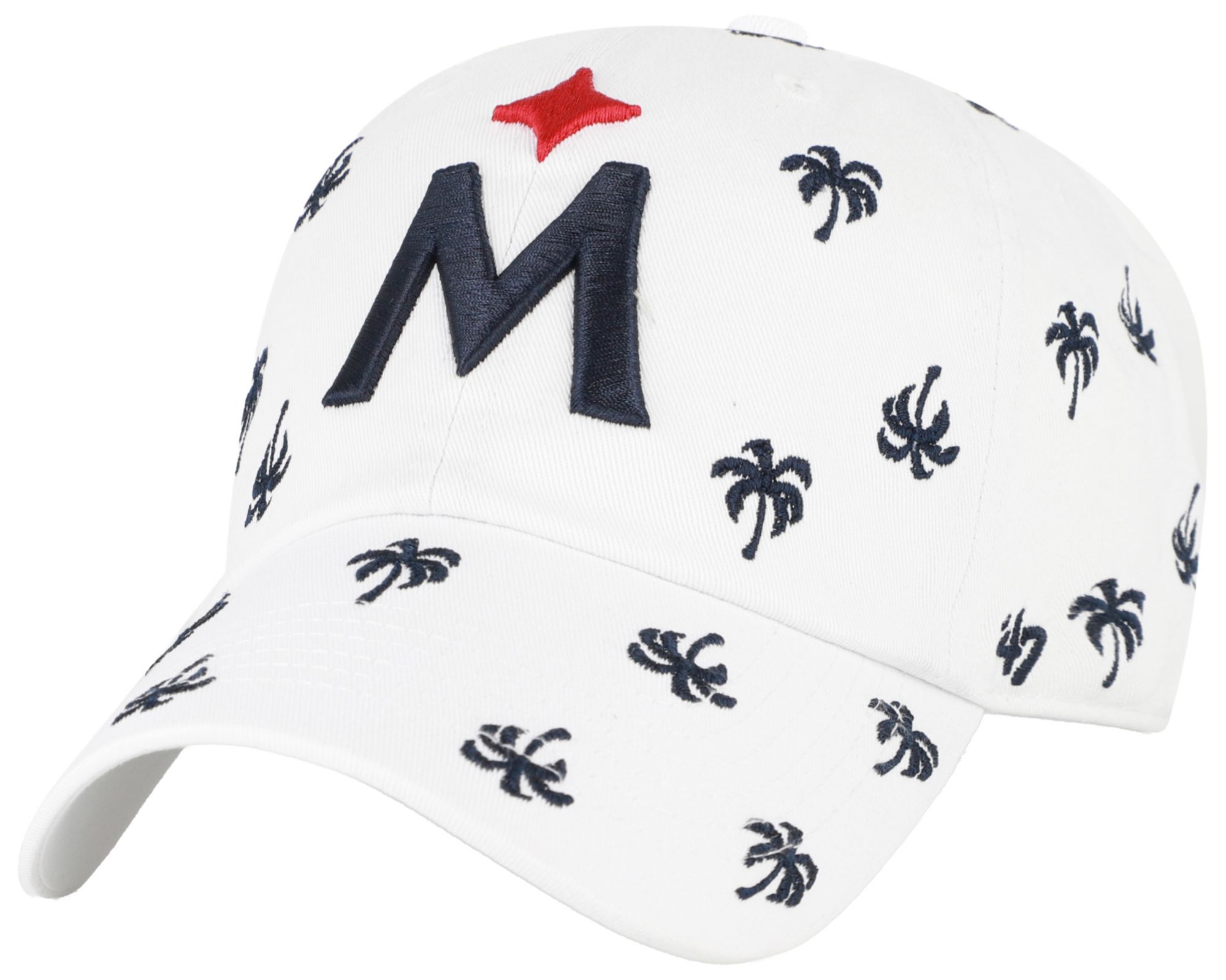 '47 Adult Minnesota Twins White Confetti Clean Up Adjustable Hat