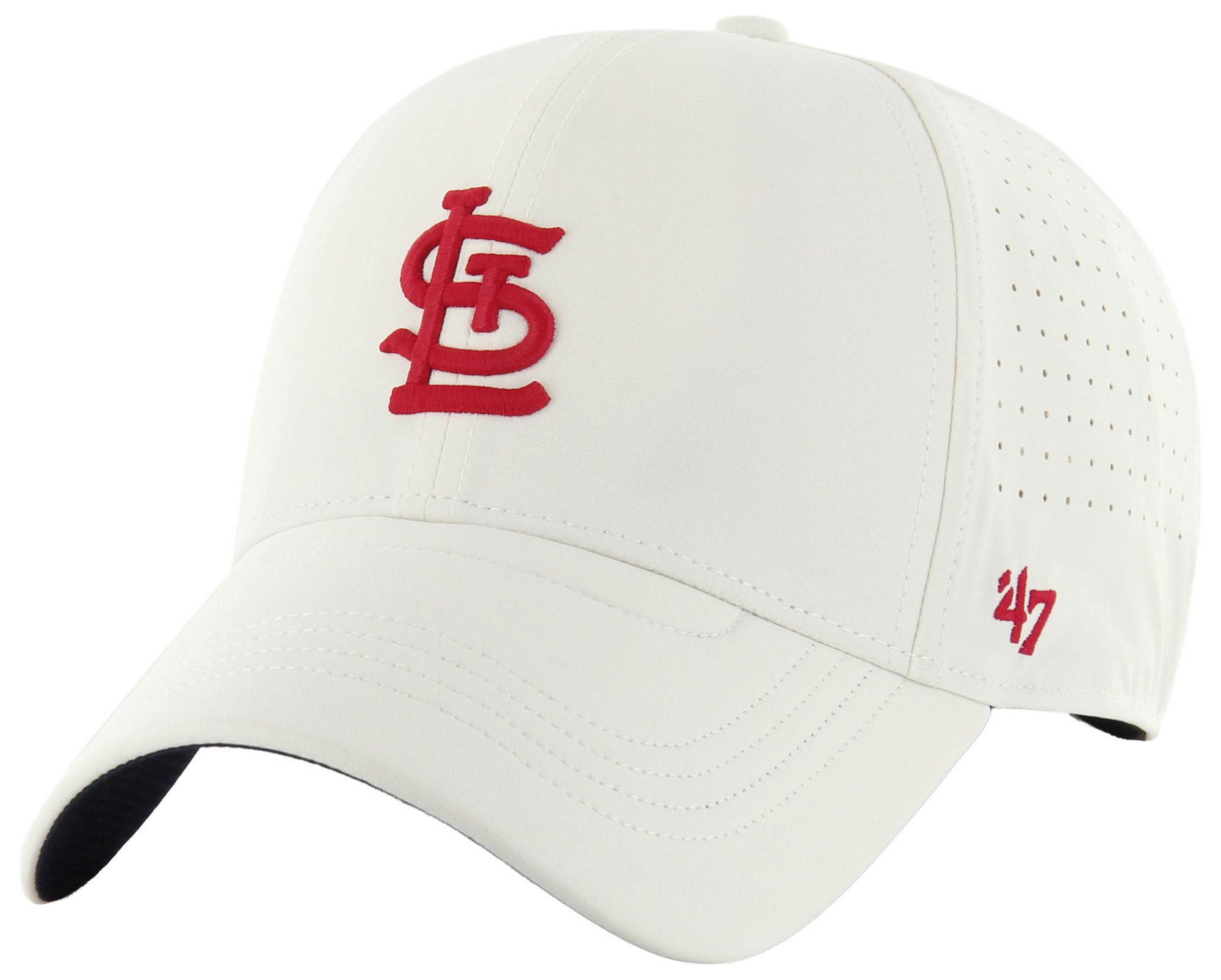 '47 Adult St. Louis Cardinals White MVP Adjustable Hat