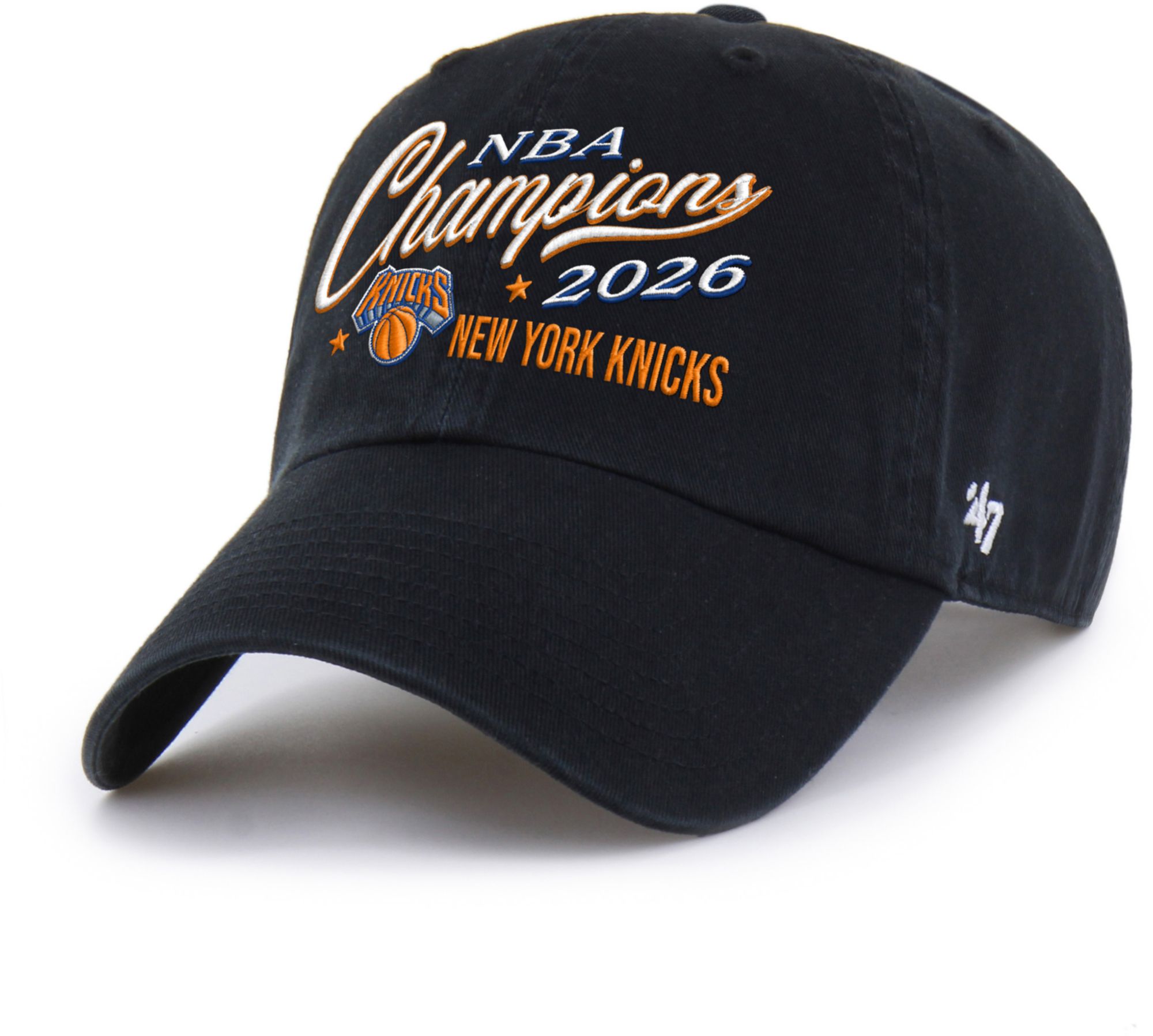 '47 Adult 2026 NBA Champions New York Knicks Clean-Up Hat