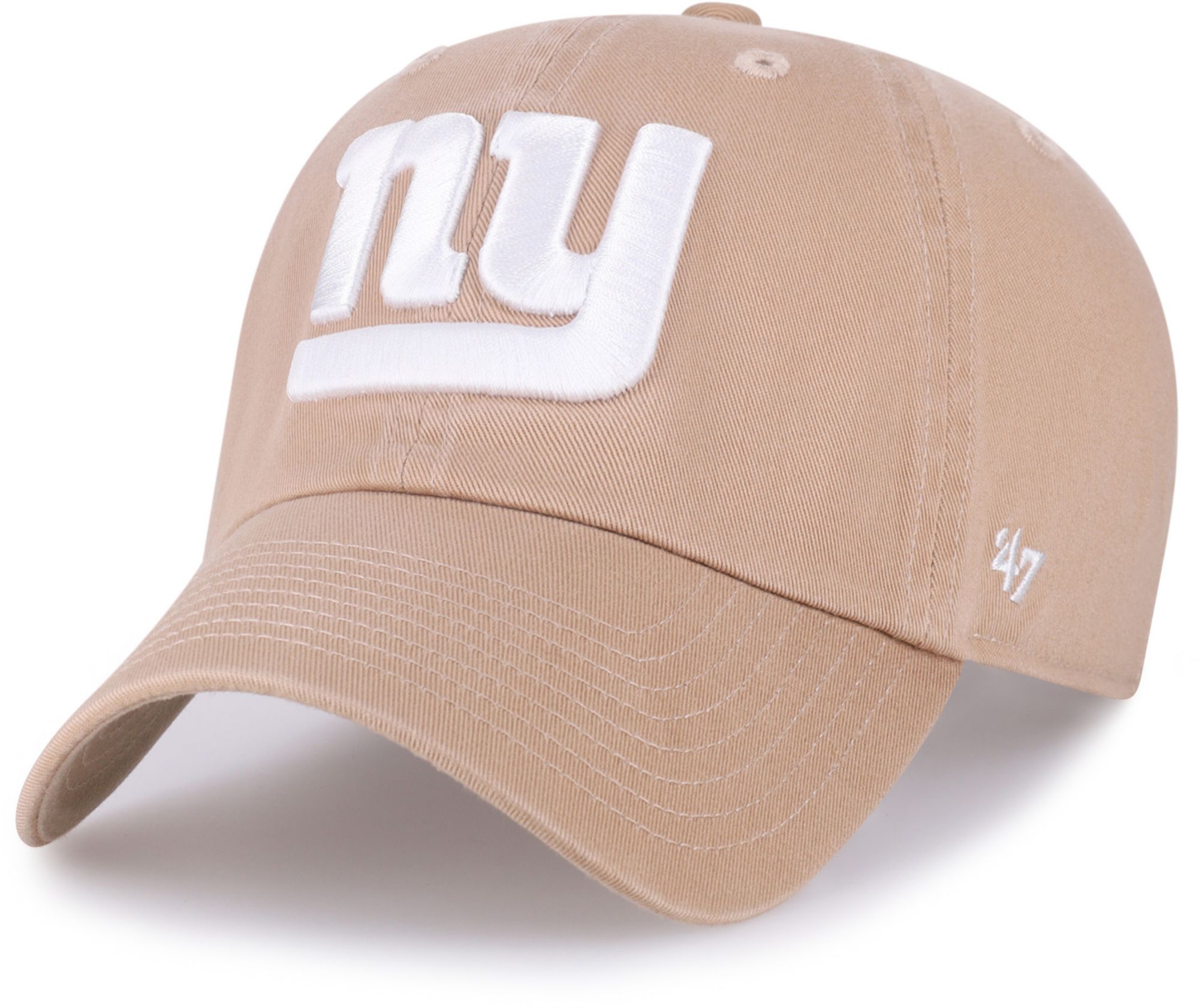 '47 Adult New York Giants Khaki Adjustable Clean Up Hat