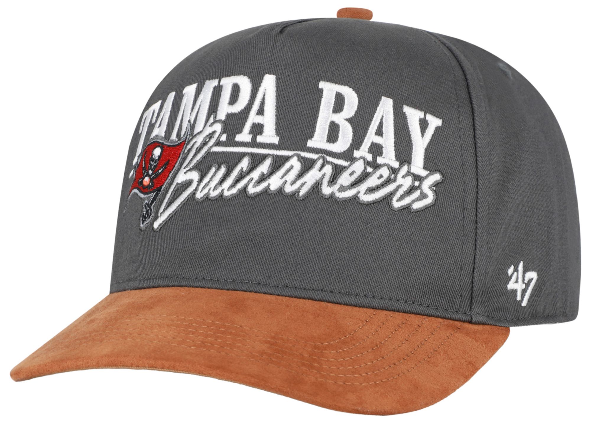'47 Adult Tampa Bay Buccaneers Graphite Line Hitch Adjustable Hat