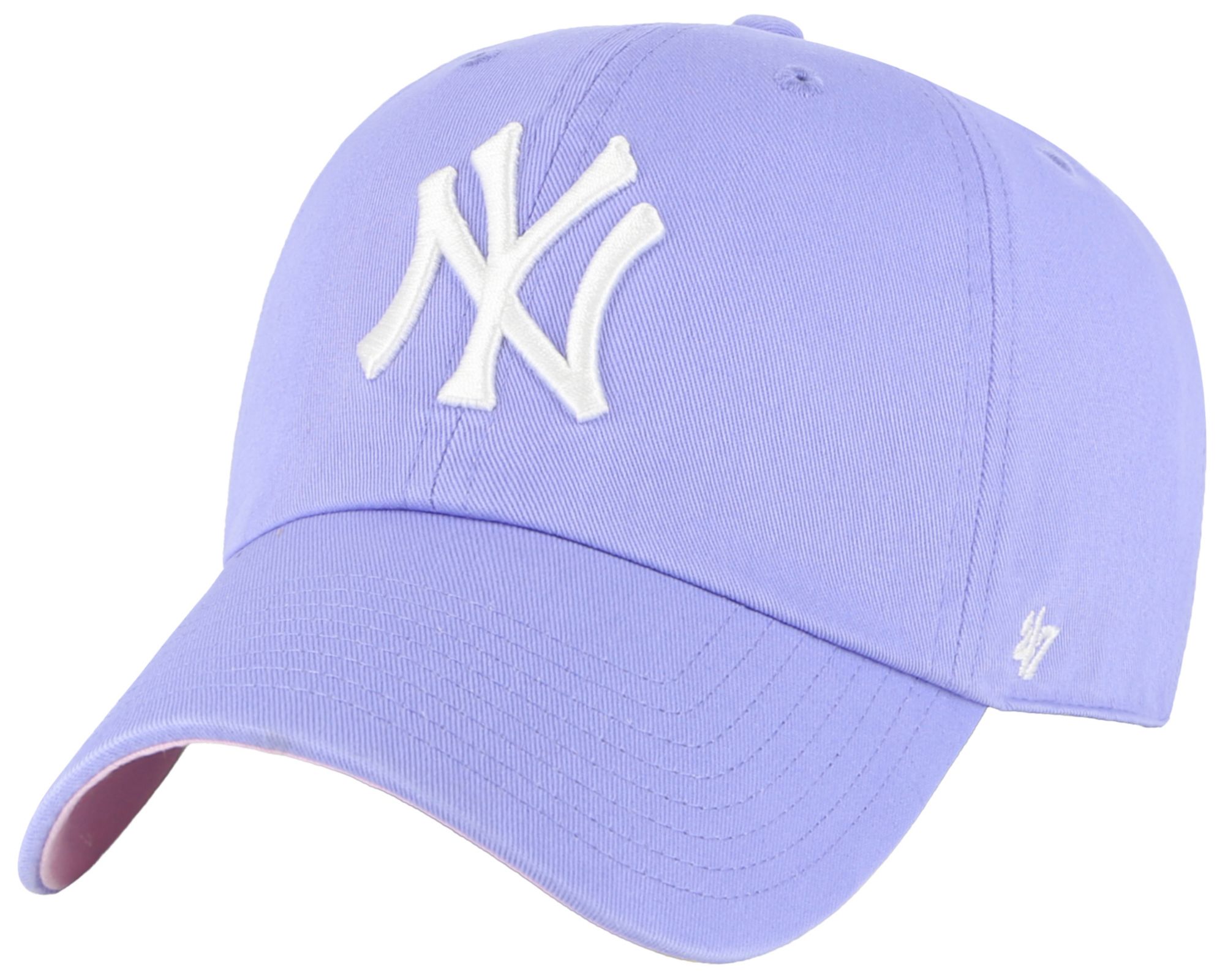 '47 Adult New York Yankees Purple Ballpark Clean Up Adjustable Hat