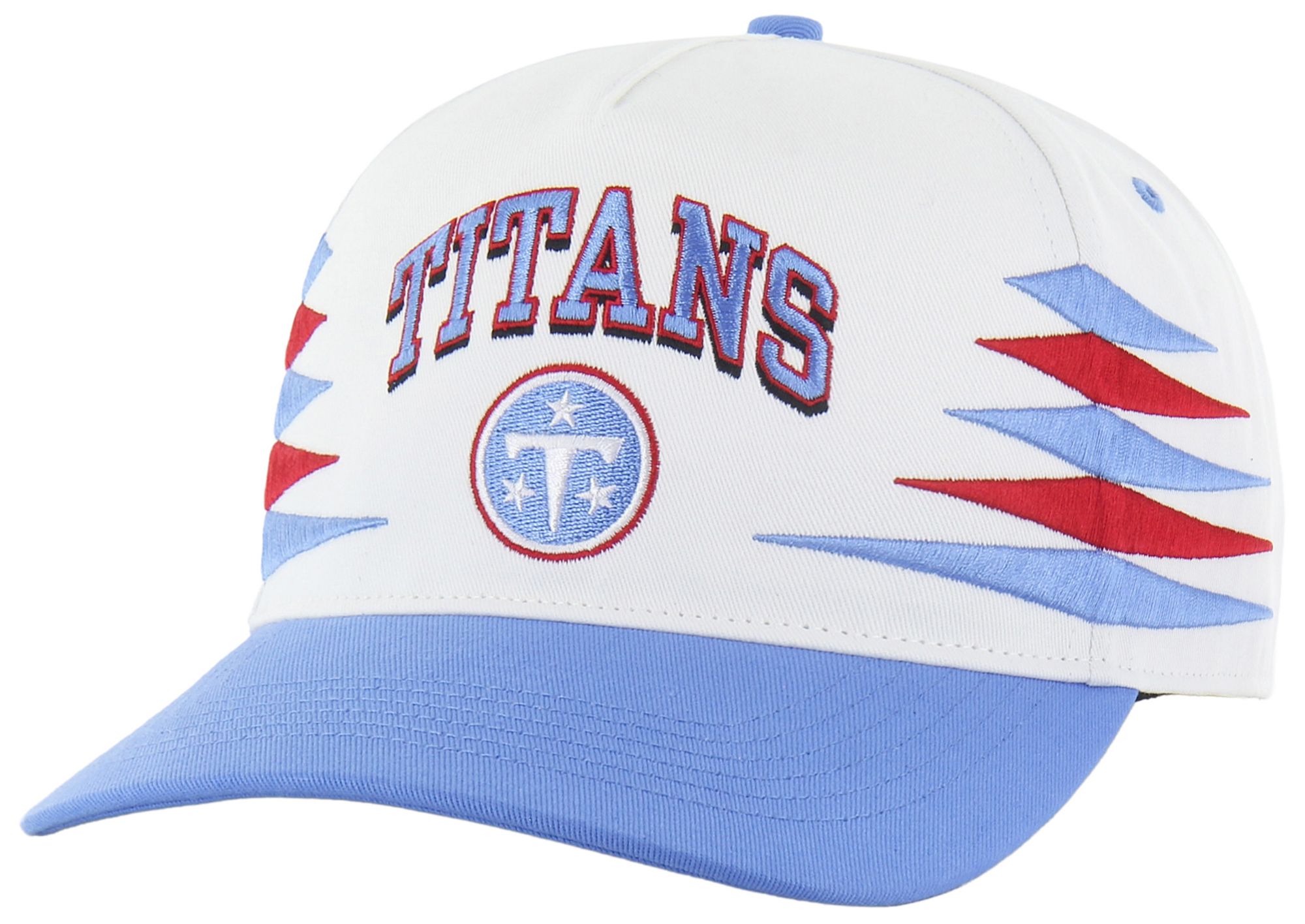 '47 Adult Tennessee Titans White Diamond Hitch Adjustable Hat