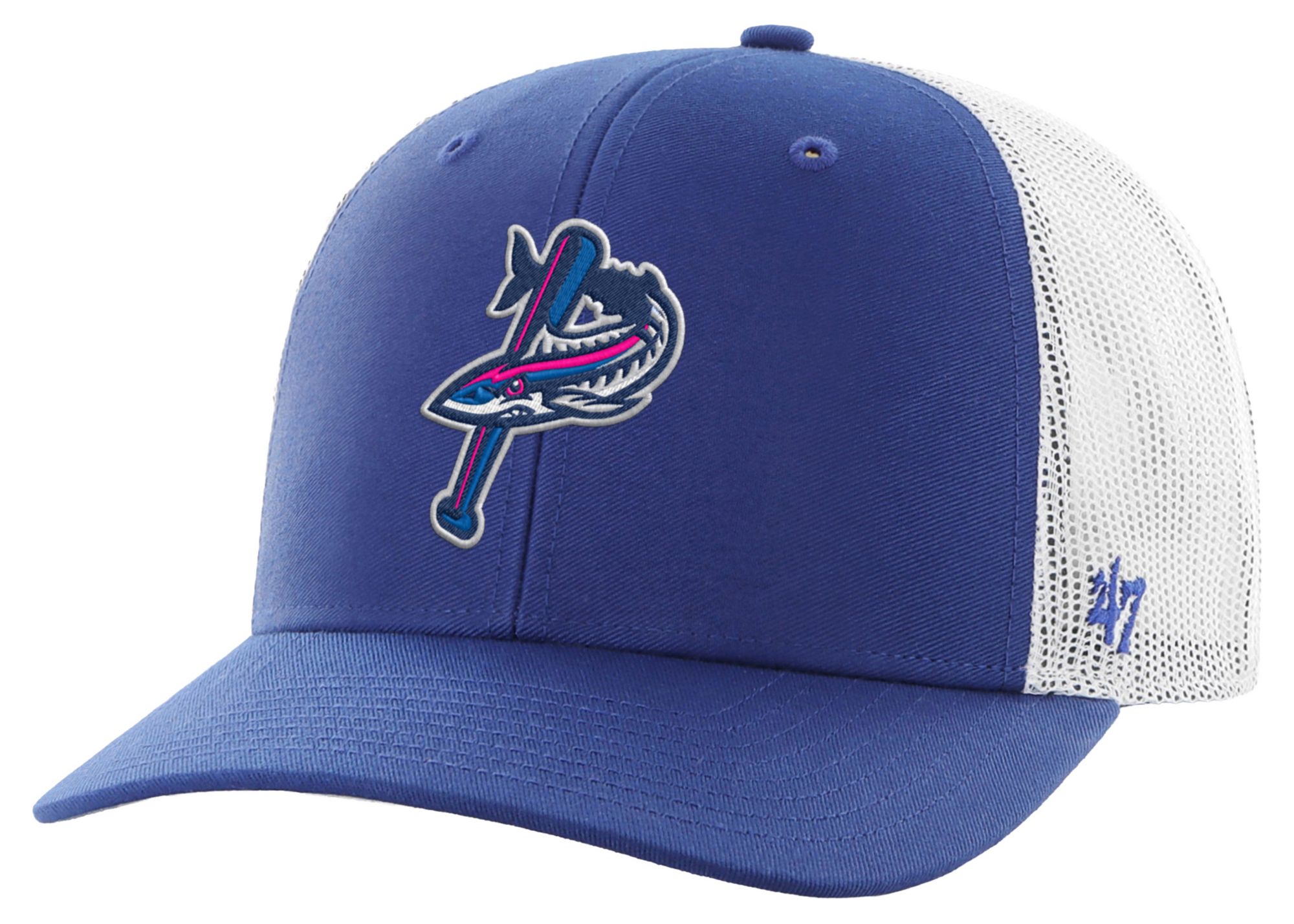 '47 Adult Pensacola Blue Wahoos Royal Core Adjustable Trucker Hat