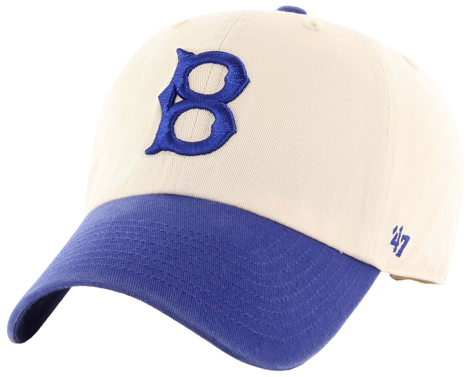 '47 Adult Los Angeles Dodgers Cream Two Tone Clean Up Adjustable Hat