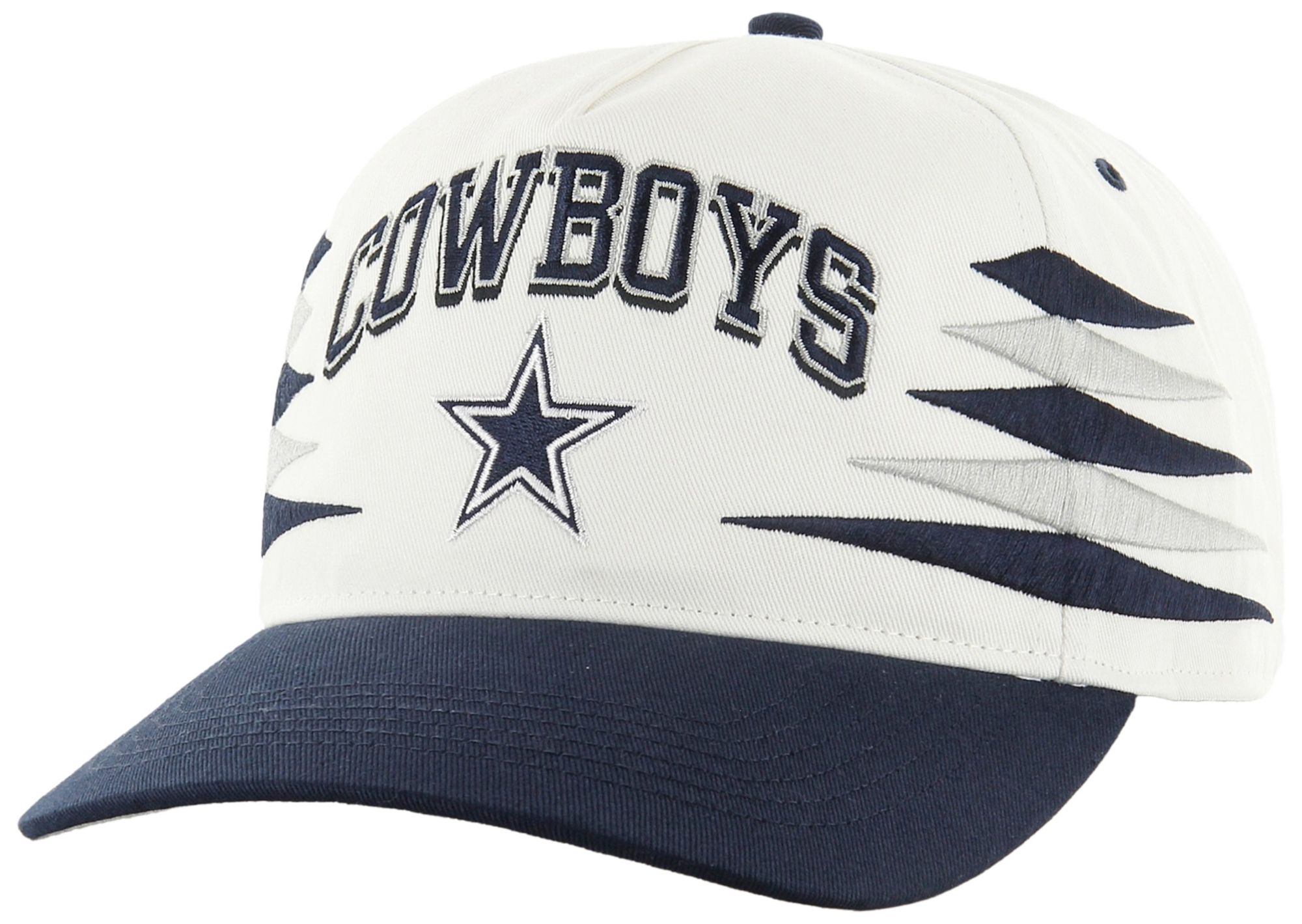 '47 Adult Dallas Cowboys White Diamond Hitch Adjustable Hat