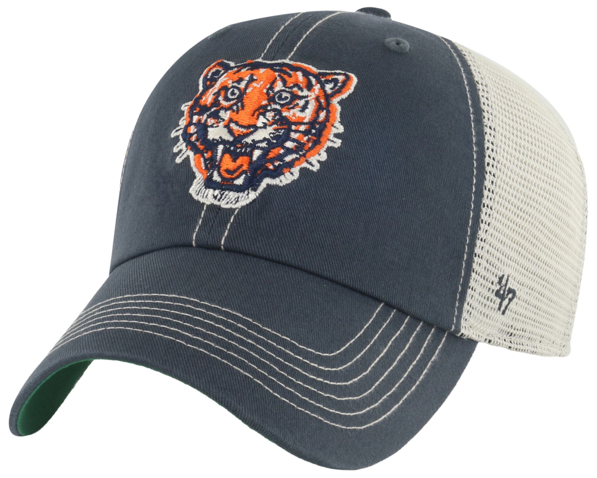 '47 Adult Detroit Tigers Navy Trawler Clean Up Adjustable Hat