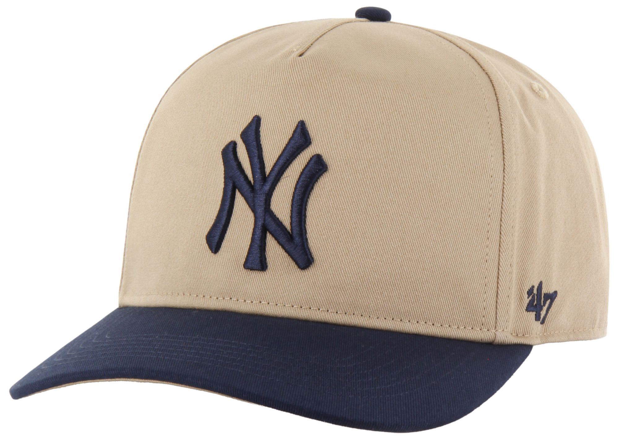 '47 Adult New York Yankees Khaki Two Tone Hitch Adjustable Hat