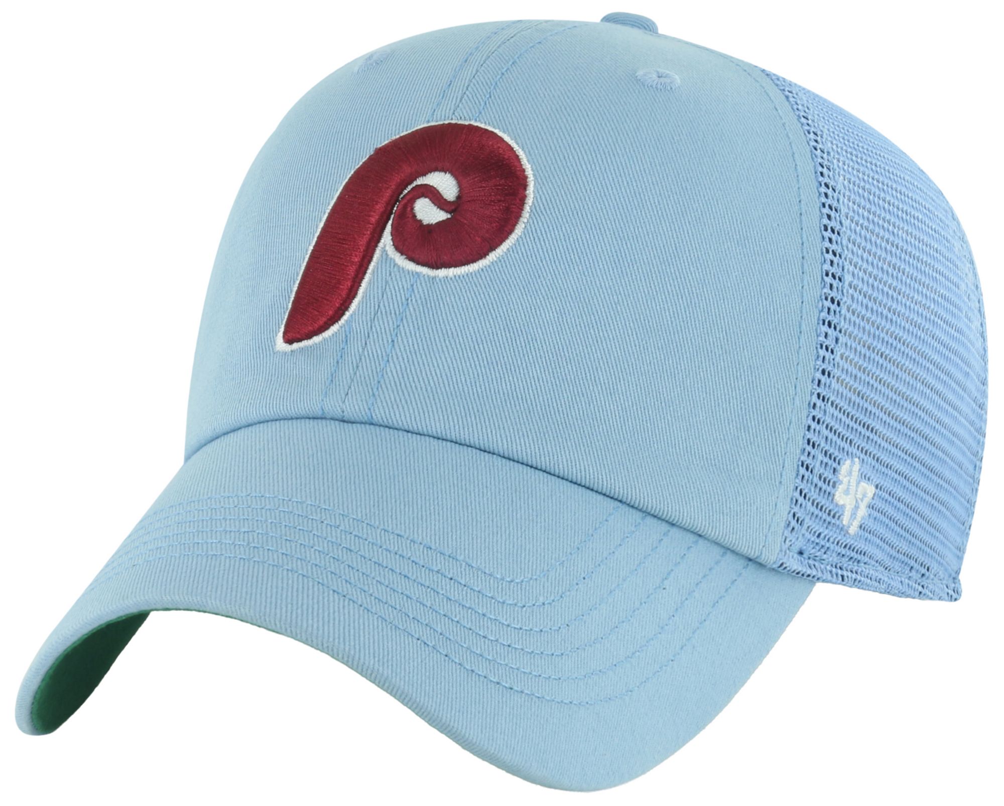 '47 Adult Philadelphia Phillies Light Blue Trawler Clean Up Adjustable Hat