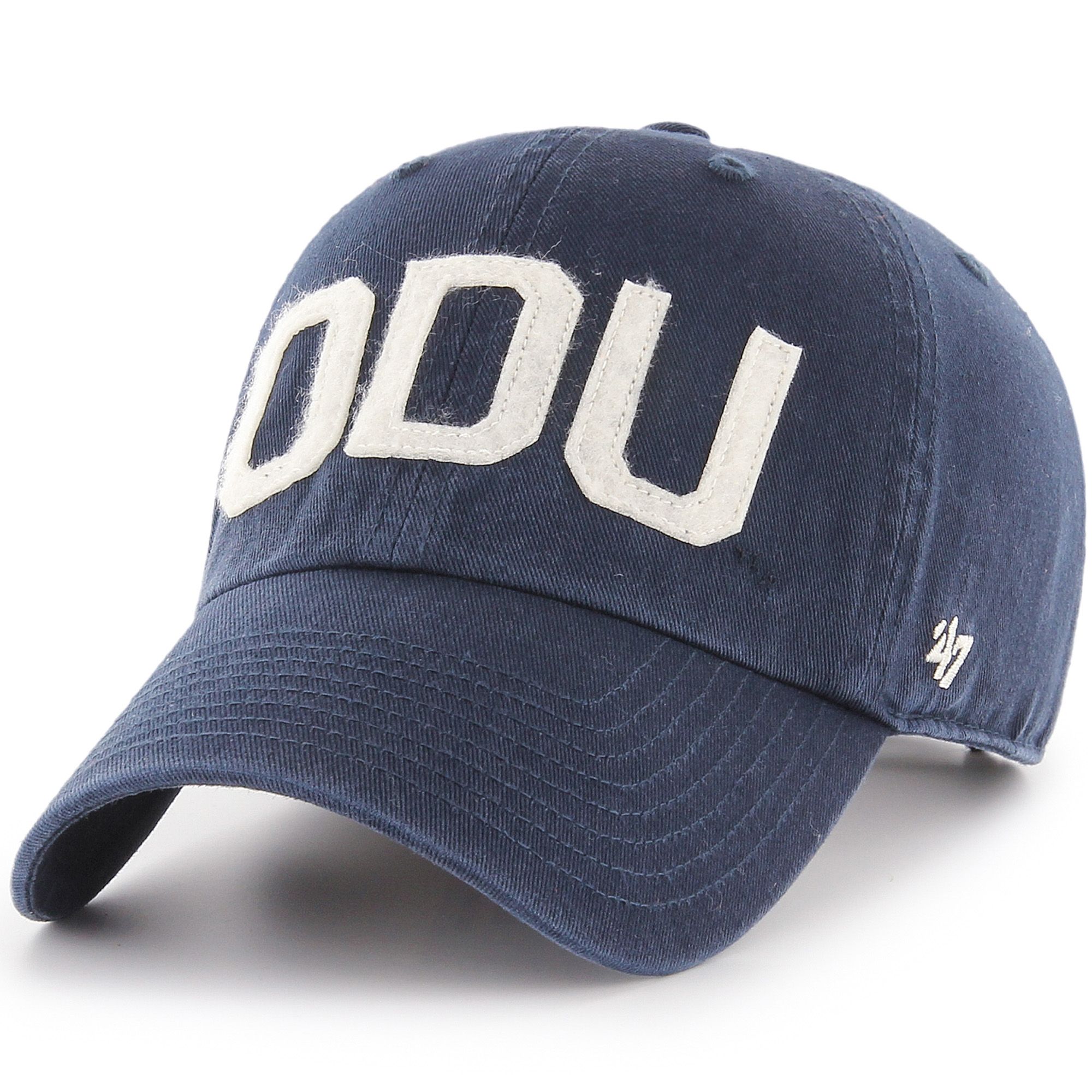 '47 Adult Old Dominion Monarchs Navy Finley Clean Up Adjustable Hat, Men's, Blue