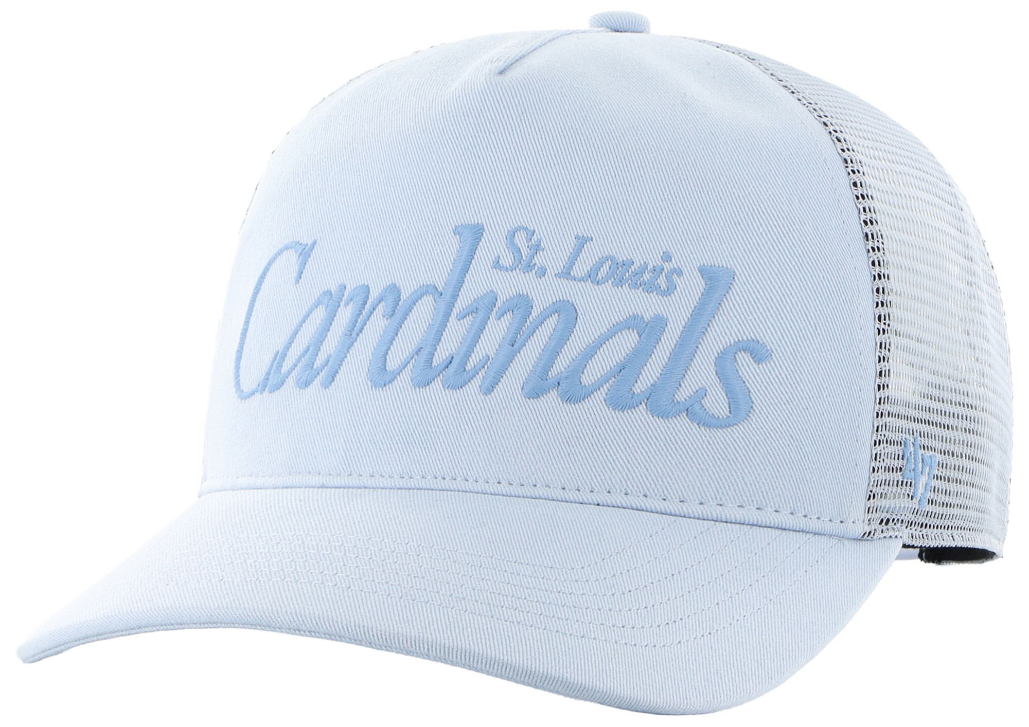 '47 Adult St. Louis Cardinals Light Blue Foundation Script Hitch Adjustable Hat