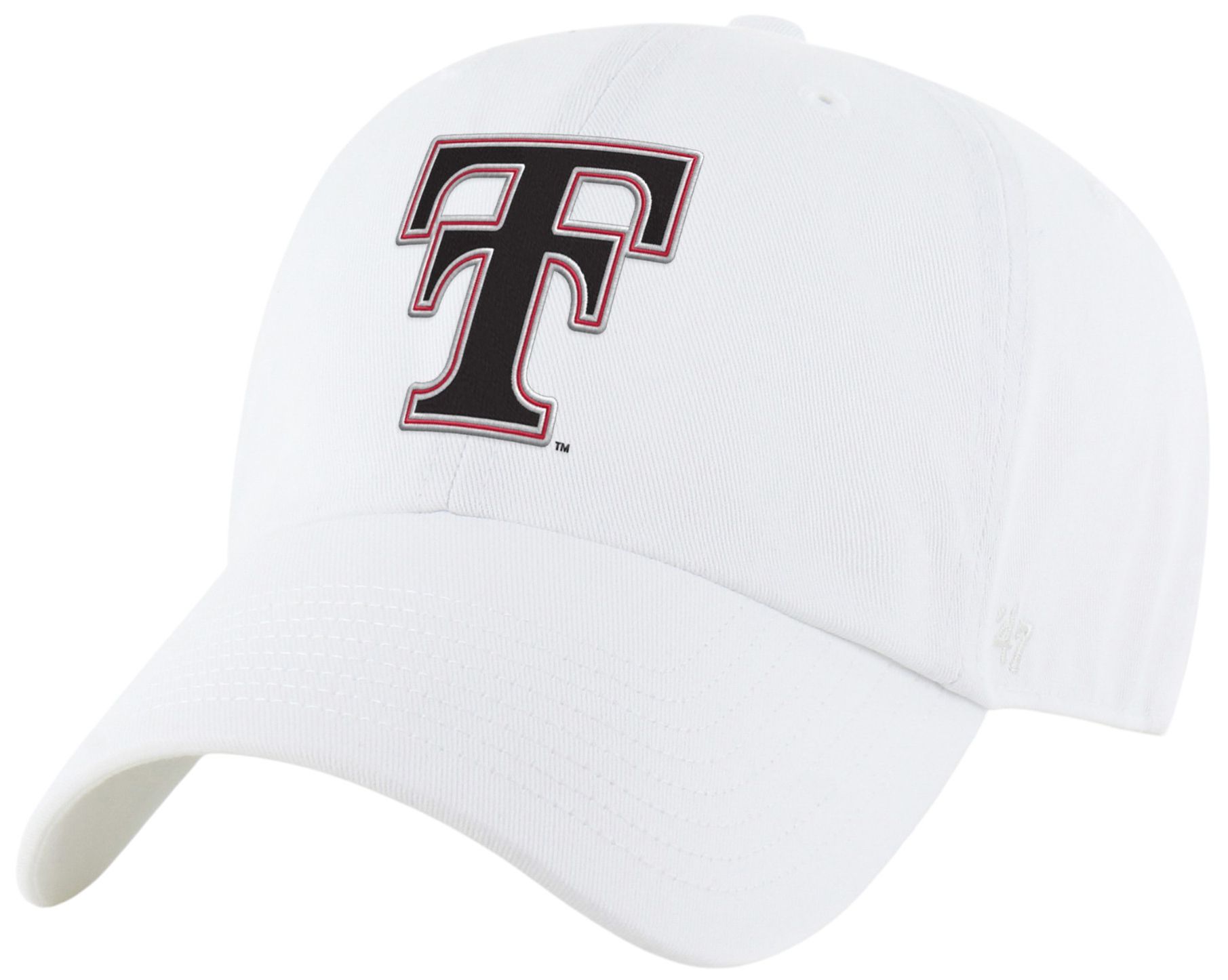 '47 Adult Texas Tech Red Raiders White Vintage Clean Up Adjustable Hat