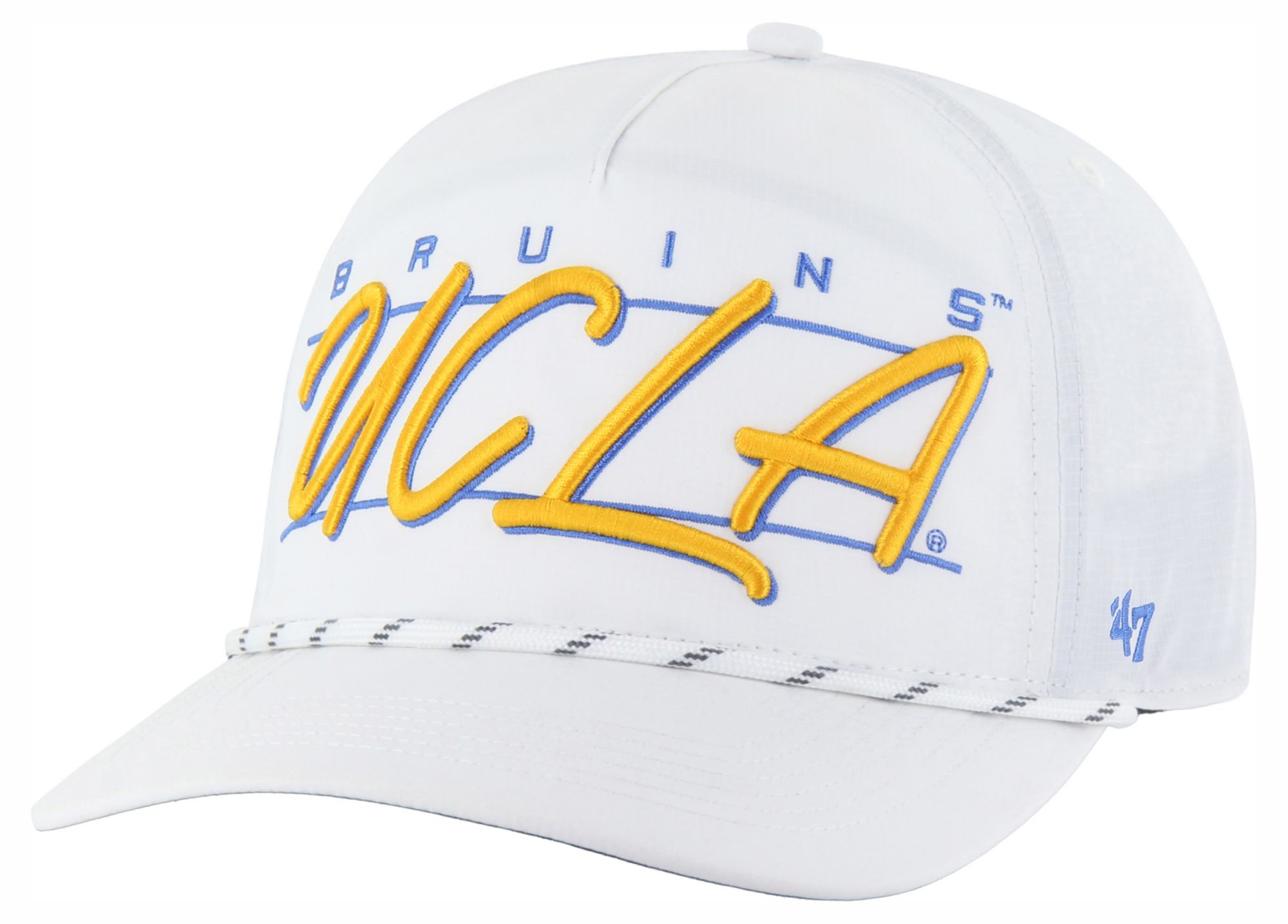 '47 Adult UCLA Bruins White Condor Hitch Adjustable Hat