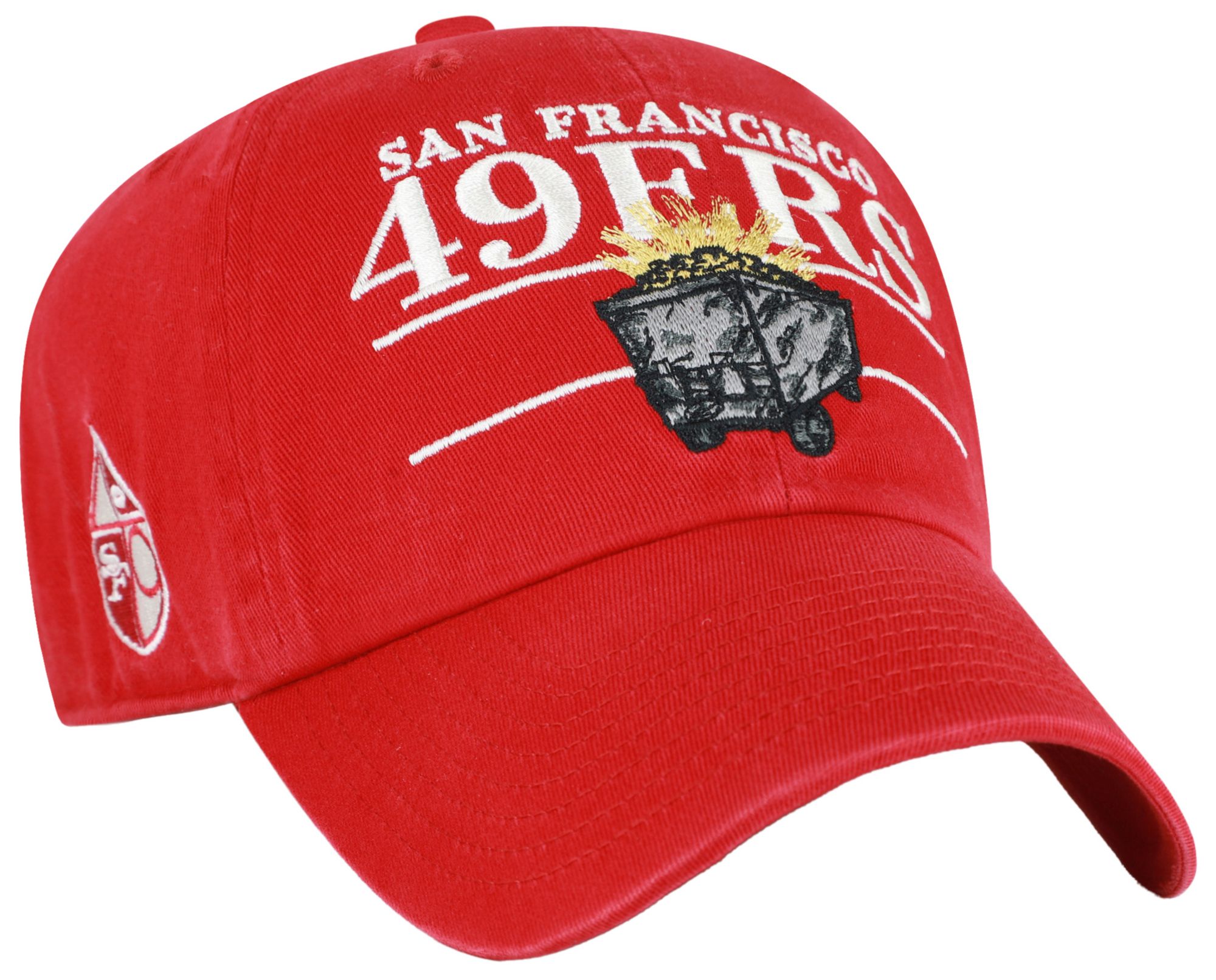 '47 Adult San Francisco 49ers Red KO Clean Up Adjustable Hat