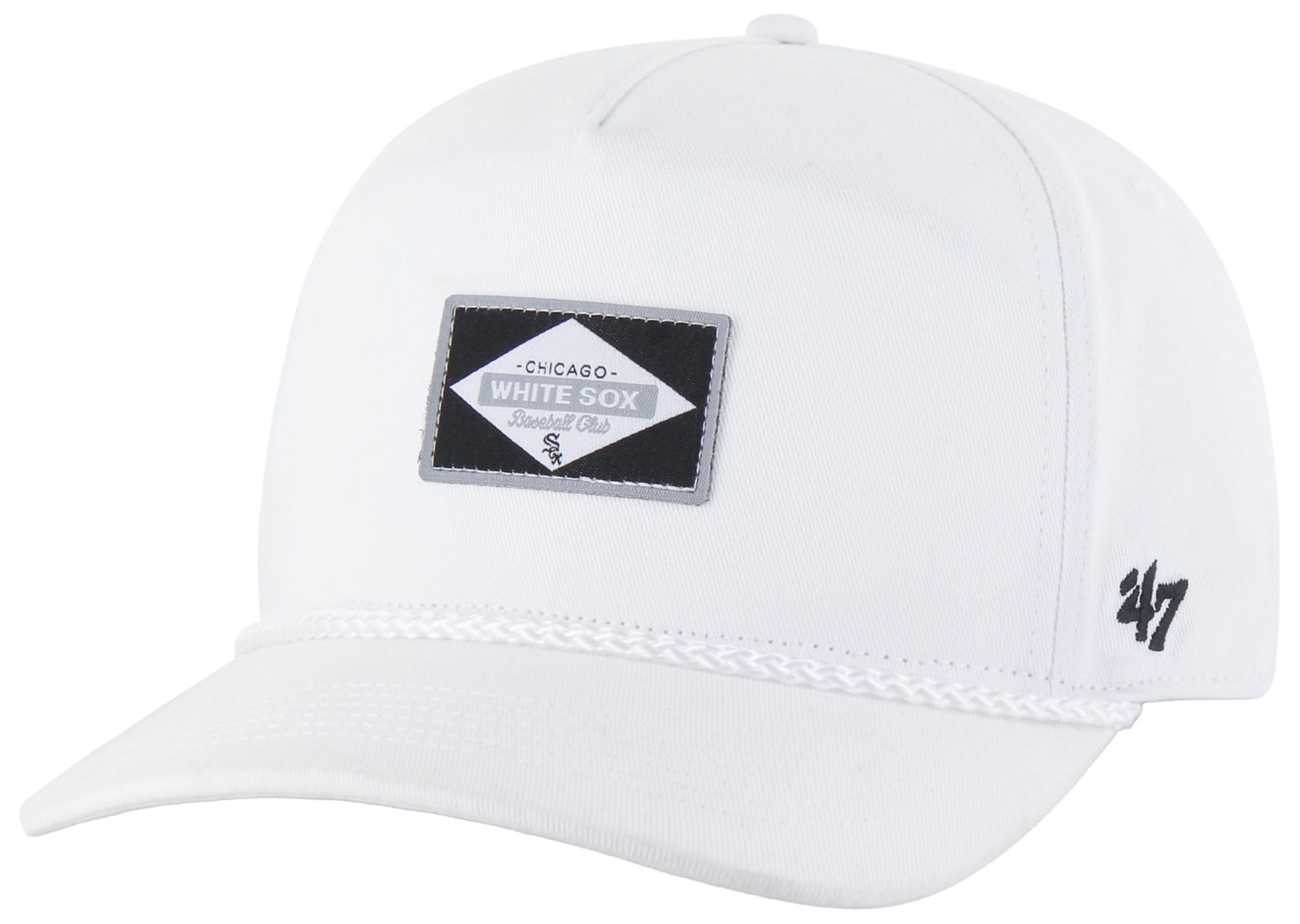 '47 Adult Chicago White Sox White Milkwood Rope Hitch Adjustable Hat