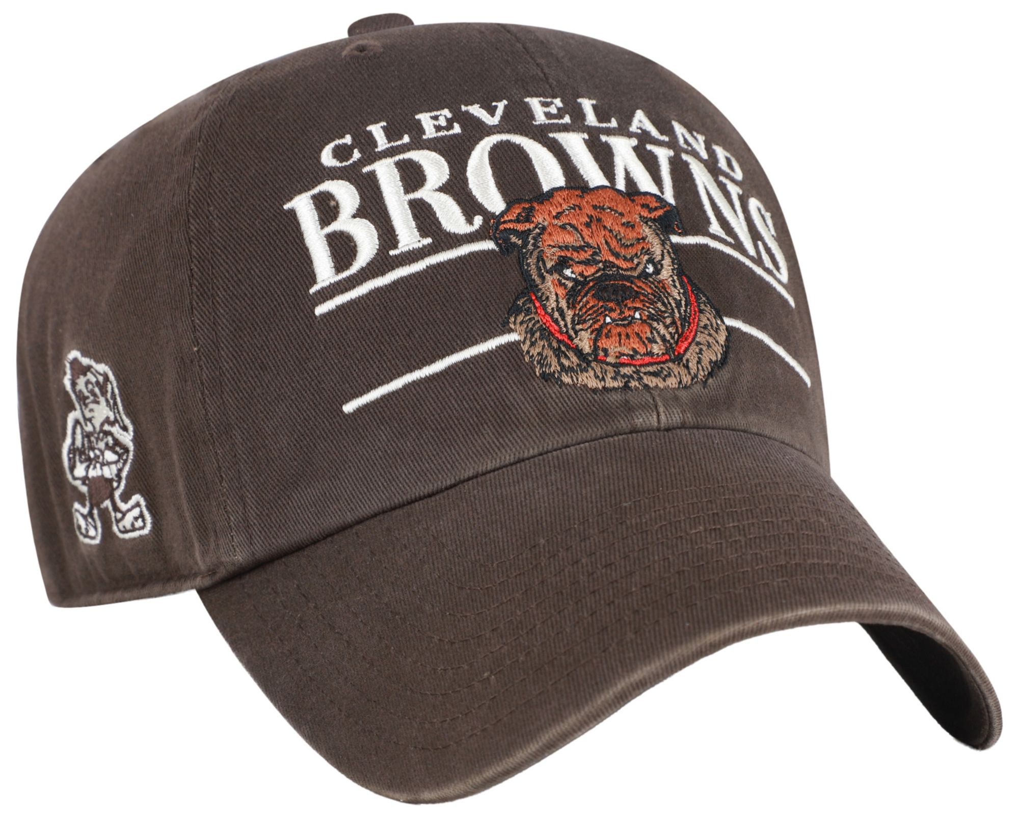 '47 Adult Cleveland Browns Brown KO Clean Up Adjustable Hat