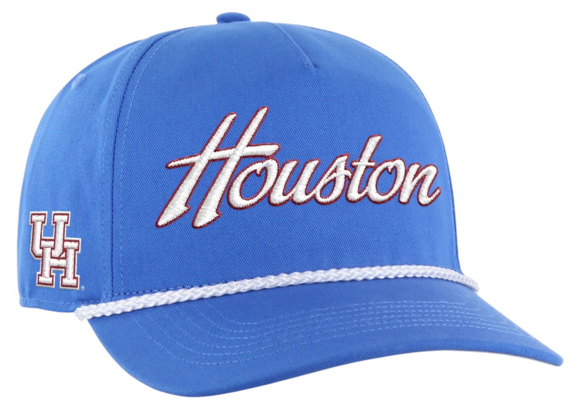 47 Houston Cougars Blue Raz Overhand Hitch Hat