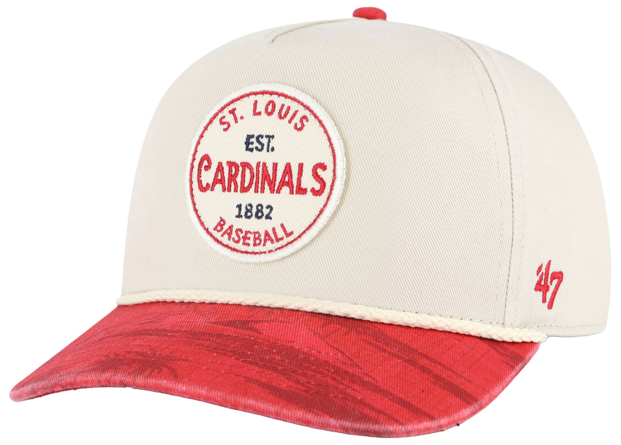 '47 Adult St. Louis Cardinals Tan Fiji Rope Hitch Adjustable Hat