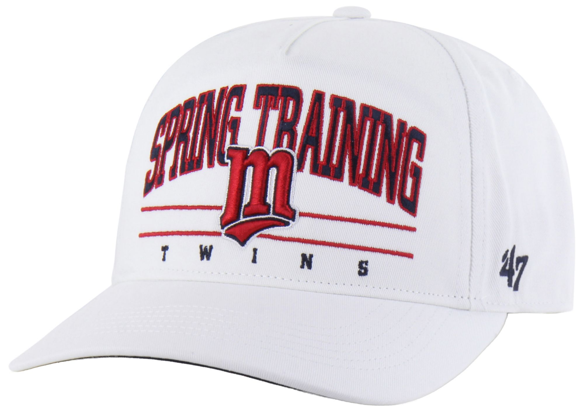 '47 Adult Minnesota Twins White Roscoe Hitch Adjustable Hat