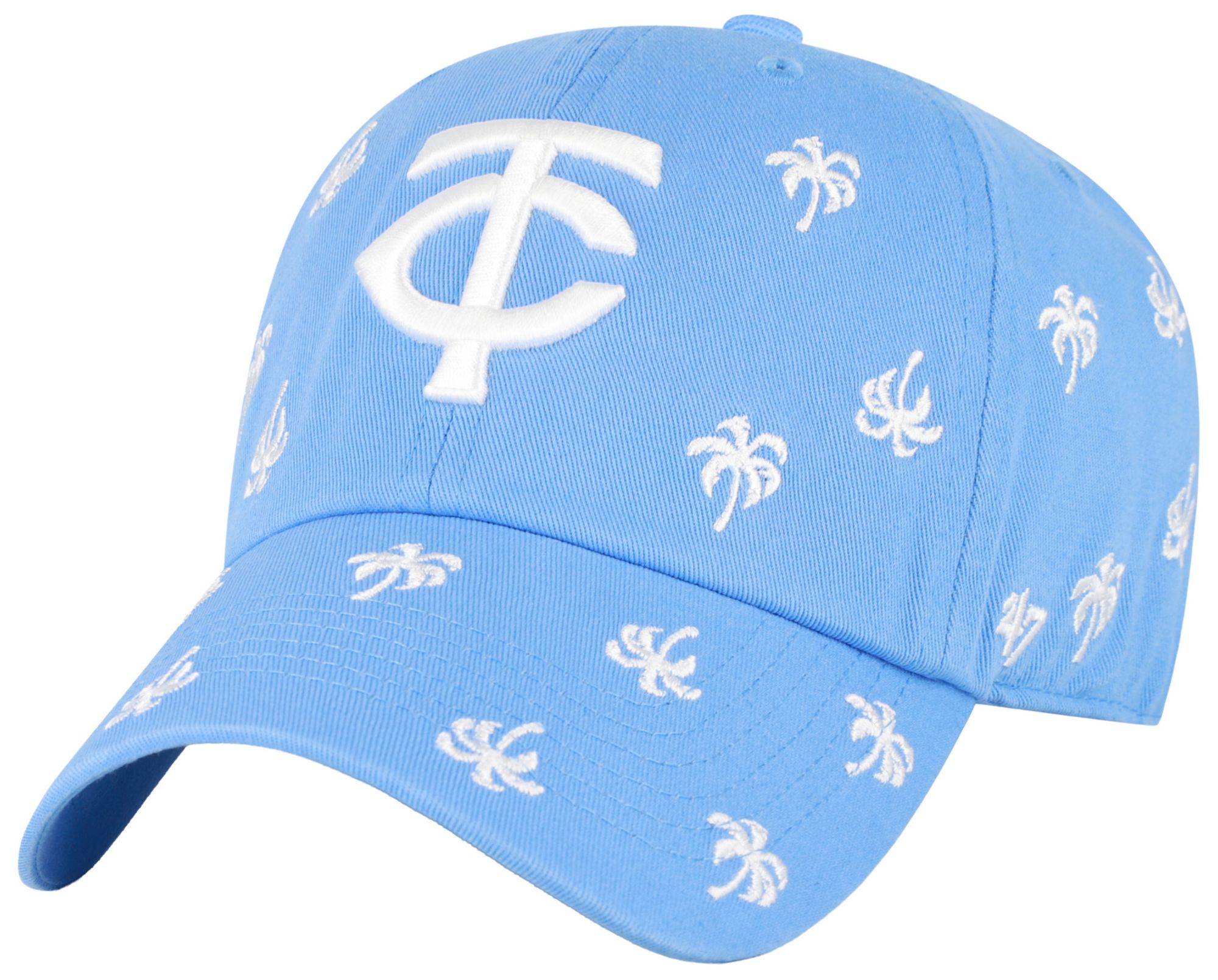 '47 Adult Minnesota Twins Light Blue Confetti Clean Up Adjustable Hat
