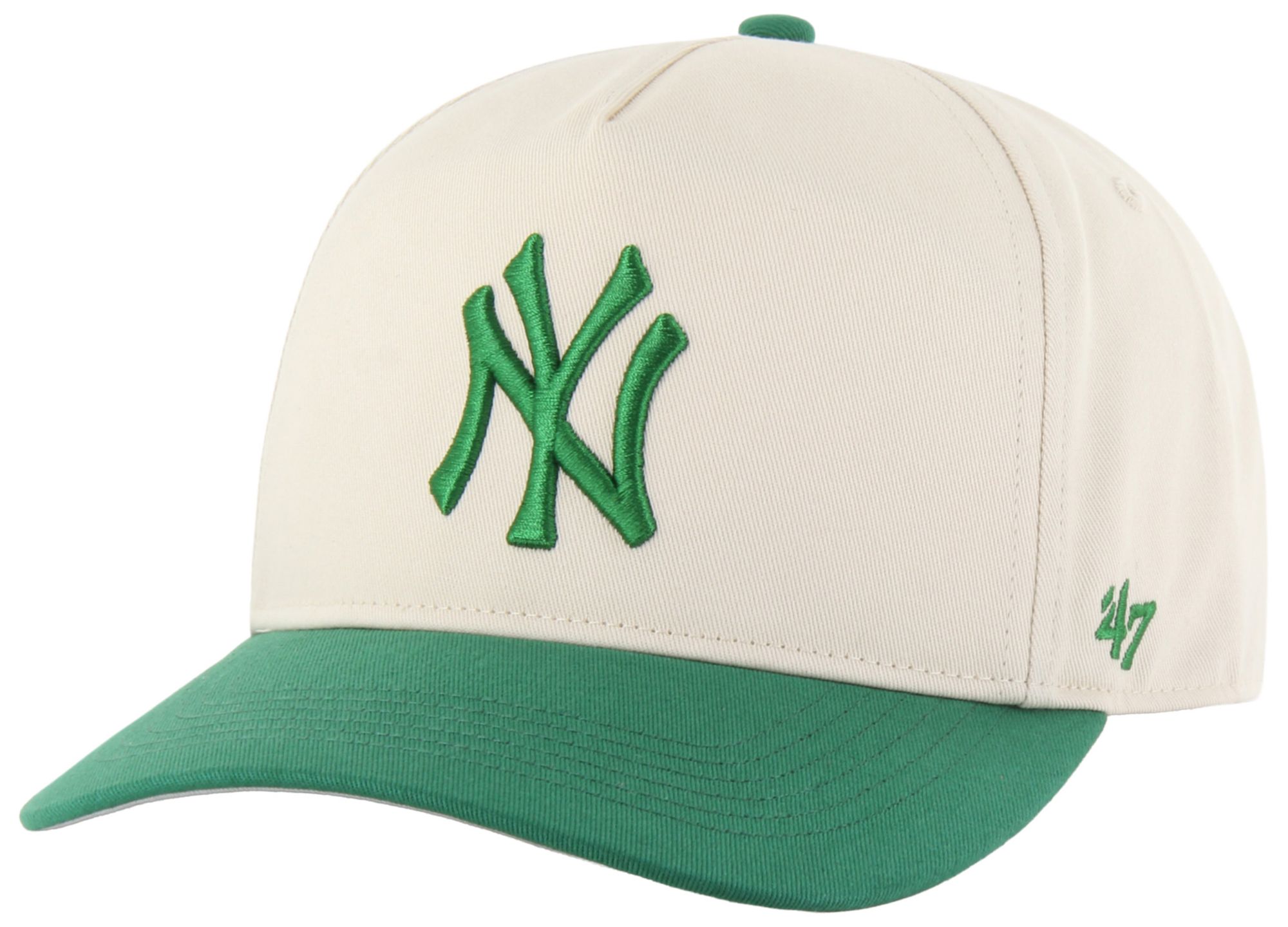 '47 Adult New York Yankees Cream Two Tone Hitch Adjustable Hat
