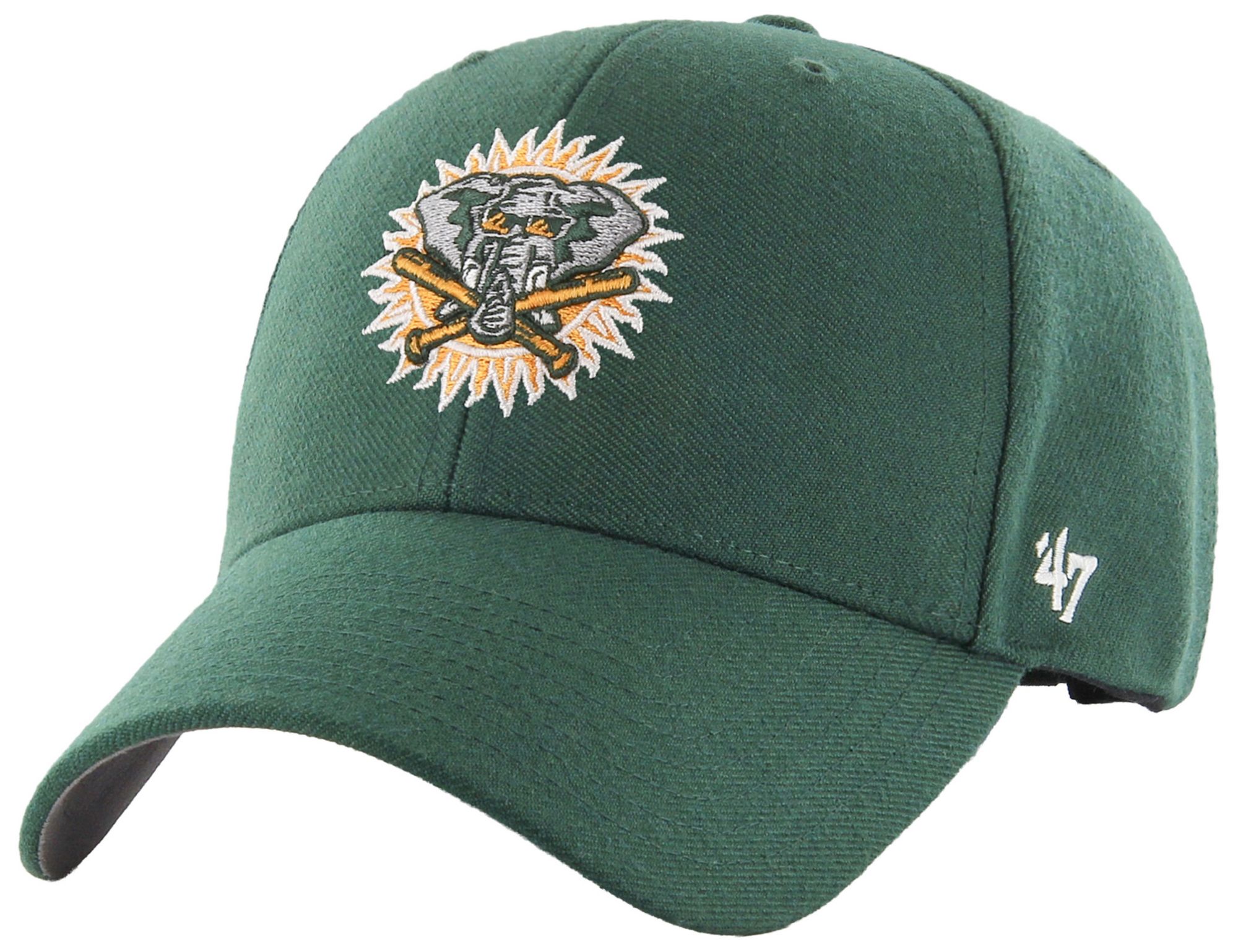 '47 Adult Athletics Green MVP Adjustable Hat