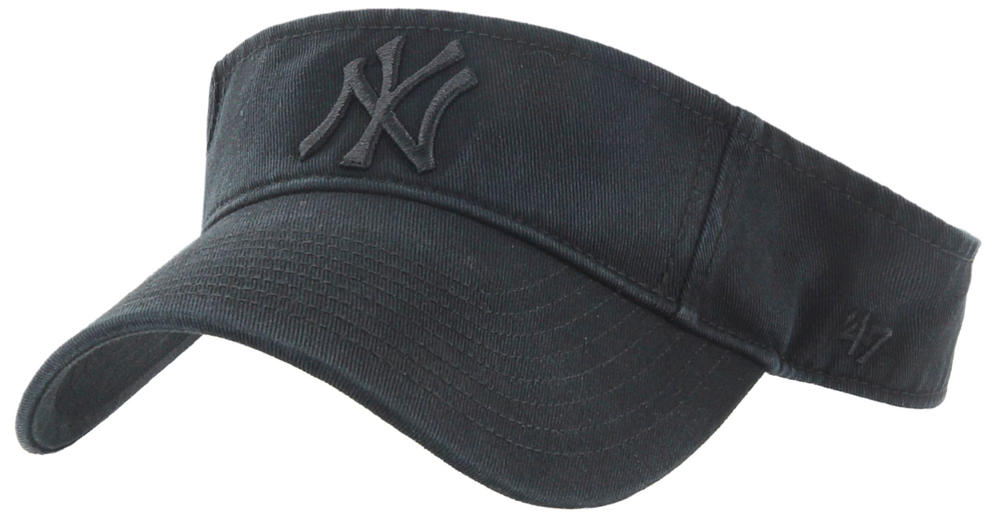 '47 Adult New York Yankees Black Clean Up Visor
