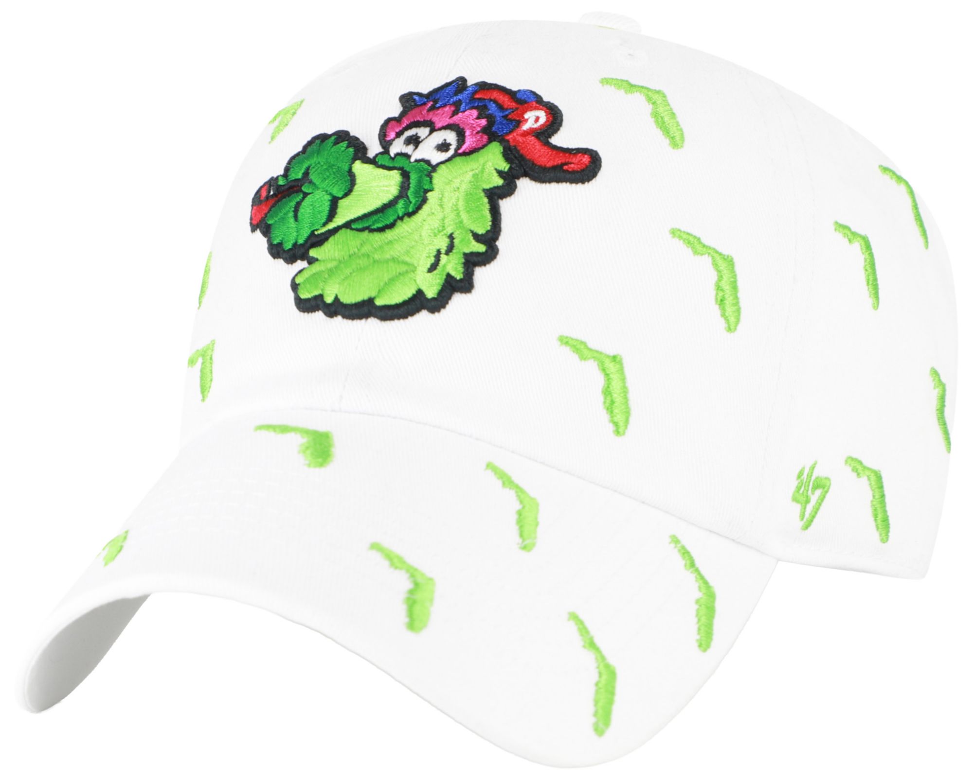 '47 Adult Philadelphia Phillies White Confetti Clean Up Adjustable Hat
